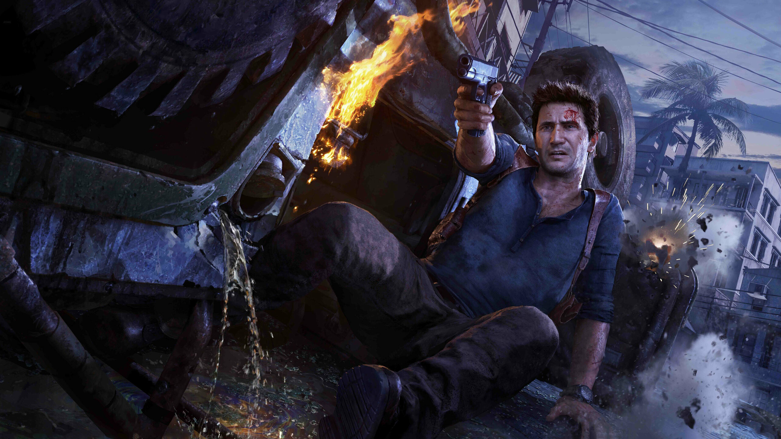 Uncharted, Desktop backgrounds, Thrilling gameplay, Action-packed, 2560x1440 HD Desktop