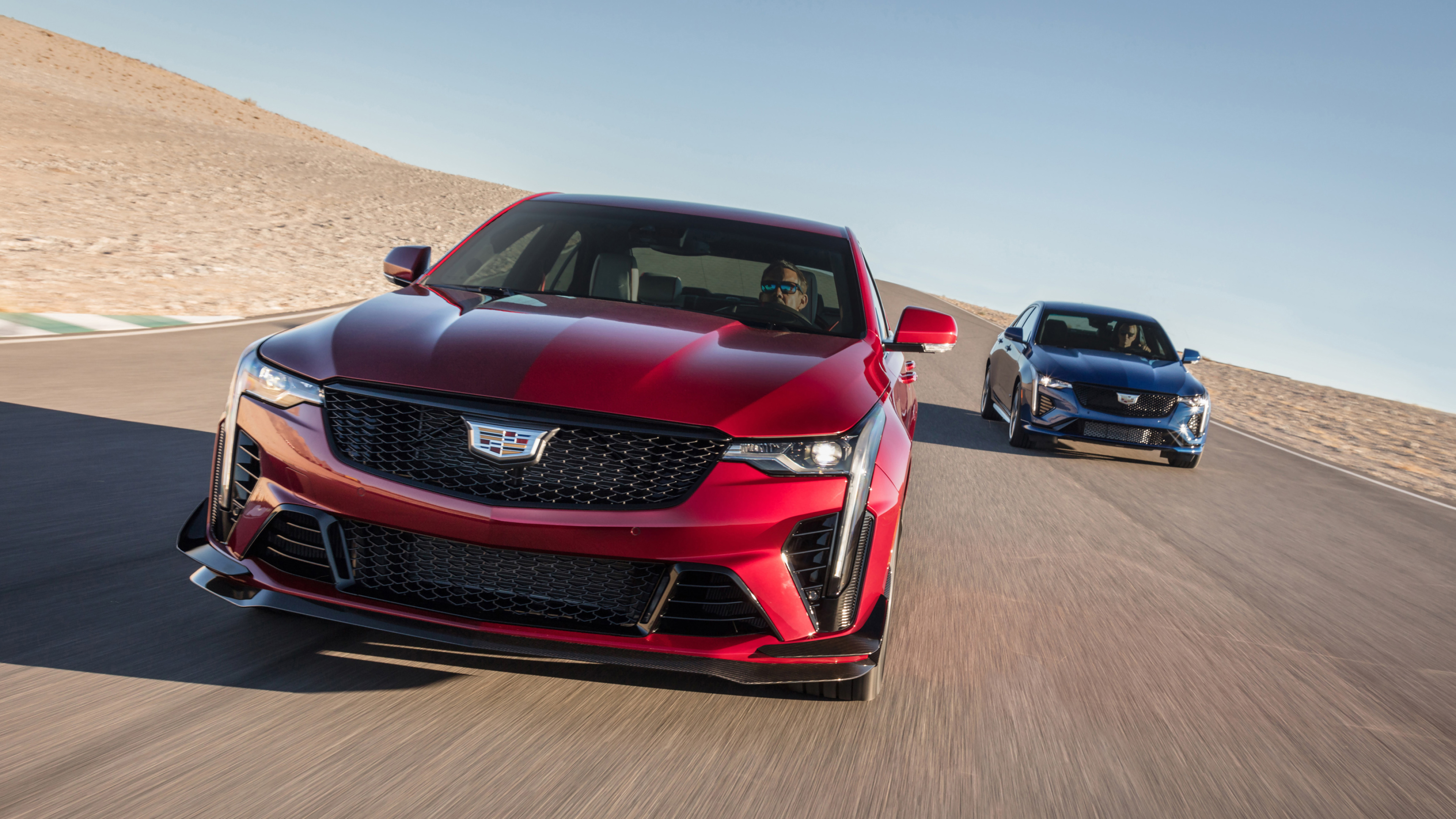 Cadillac CT4, Luxury sedan, Blackwing edition, Powerful performance, 3840x2160 4K Desktop