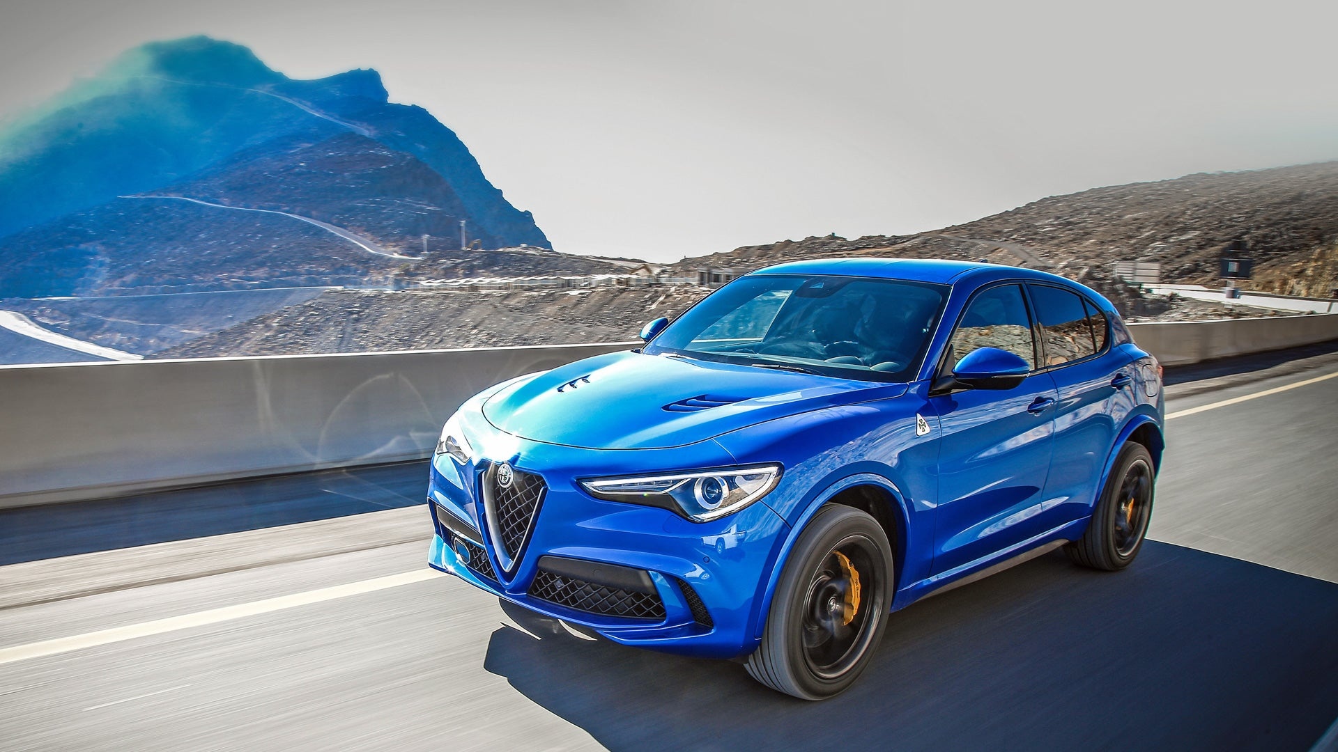 Alfa Romeo Stelvio, Auto industry, Quadrifoglio model, NZZ test, 1920x1080 Full HD Desktop