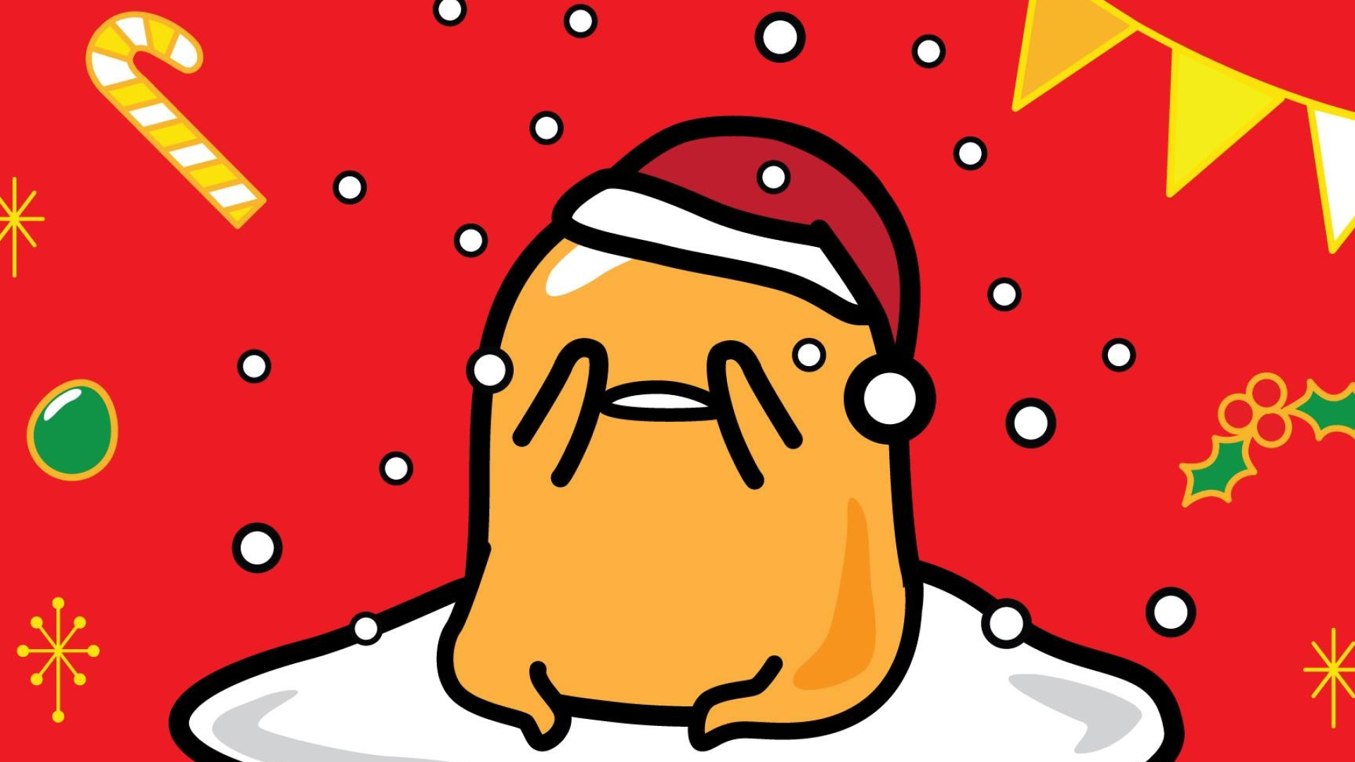 Christmas, Gudetama Wallpaper, 1920x1080 Full HD Desktop