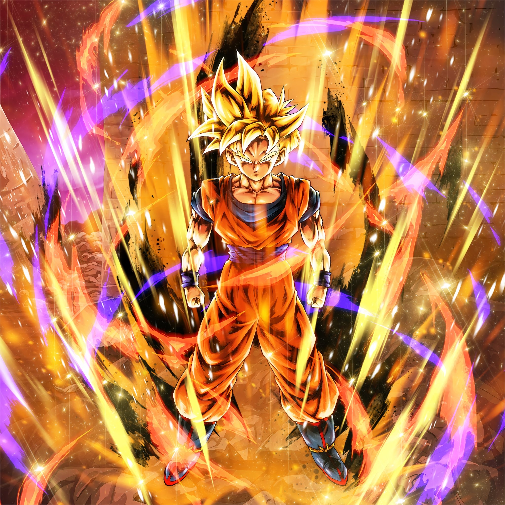 Super Saiyan Gohan, golden ki aura, Turtle School gi, HD Phone wallpaper