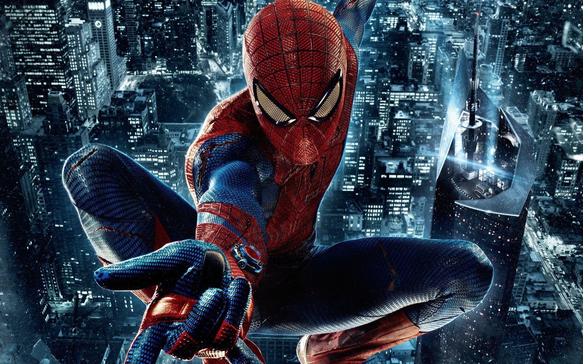The Amazing Spider-Man, Oscorp Tower, mechanical web-shooter, HD Desktop wallpaper