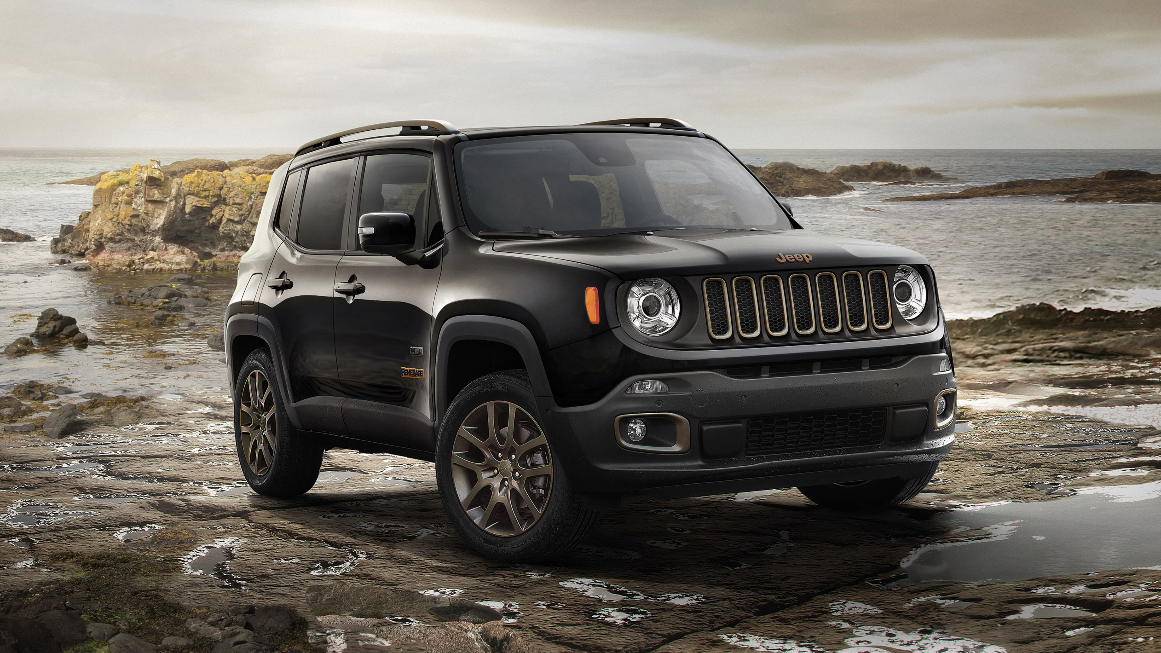 Jeep Renegade, Anniversary edition, Wide retina, Custom tuning, 3840x2160 4K Desktop