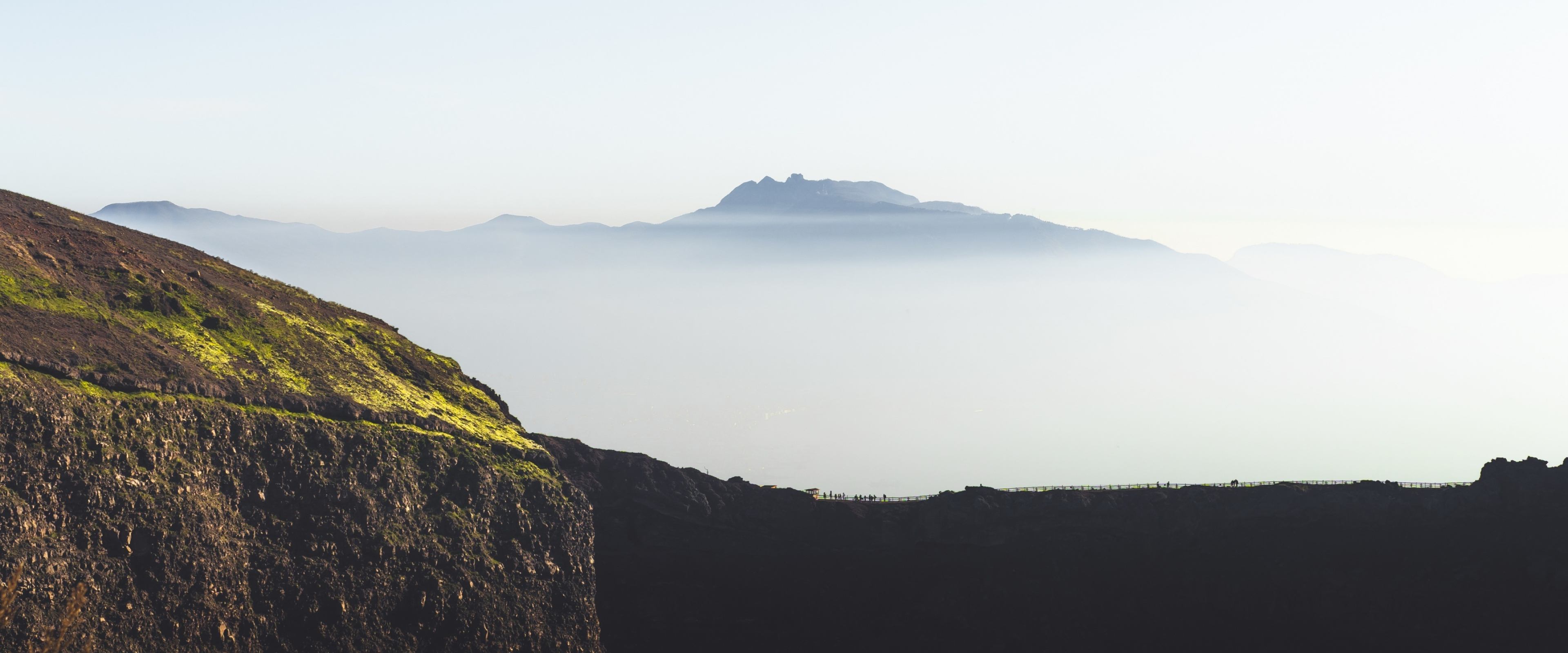 Vesuvio, Ultra HD wallpaper, 4K UHD TV, 3840x1600 Dual Screen Desktop