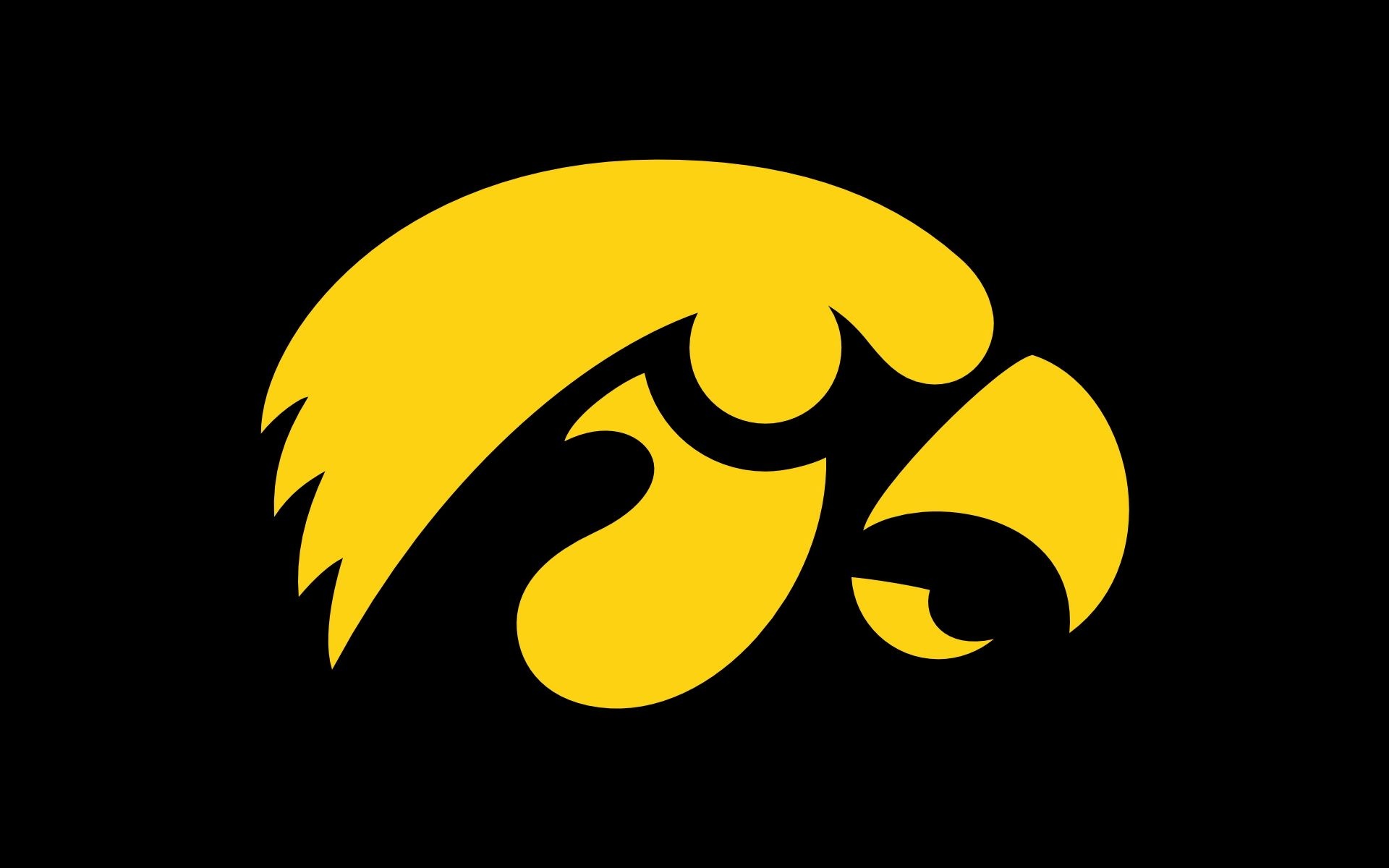 Iowa Hawkeyes Football, Hawkeye logo, Sports theme, Backgrounds, 1920x1200 HD Desktop