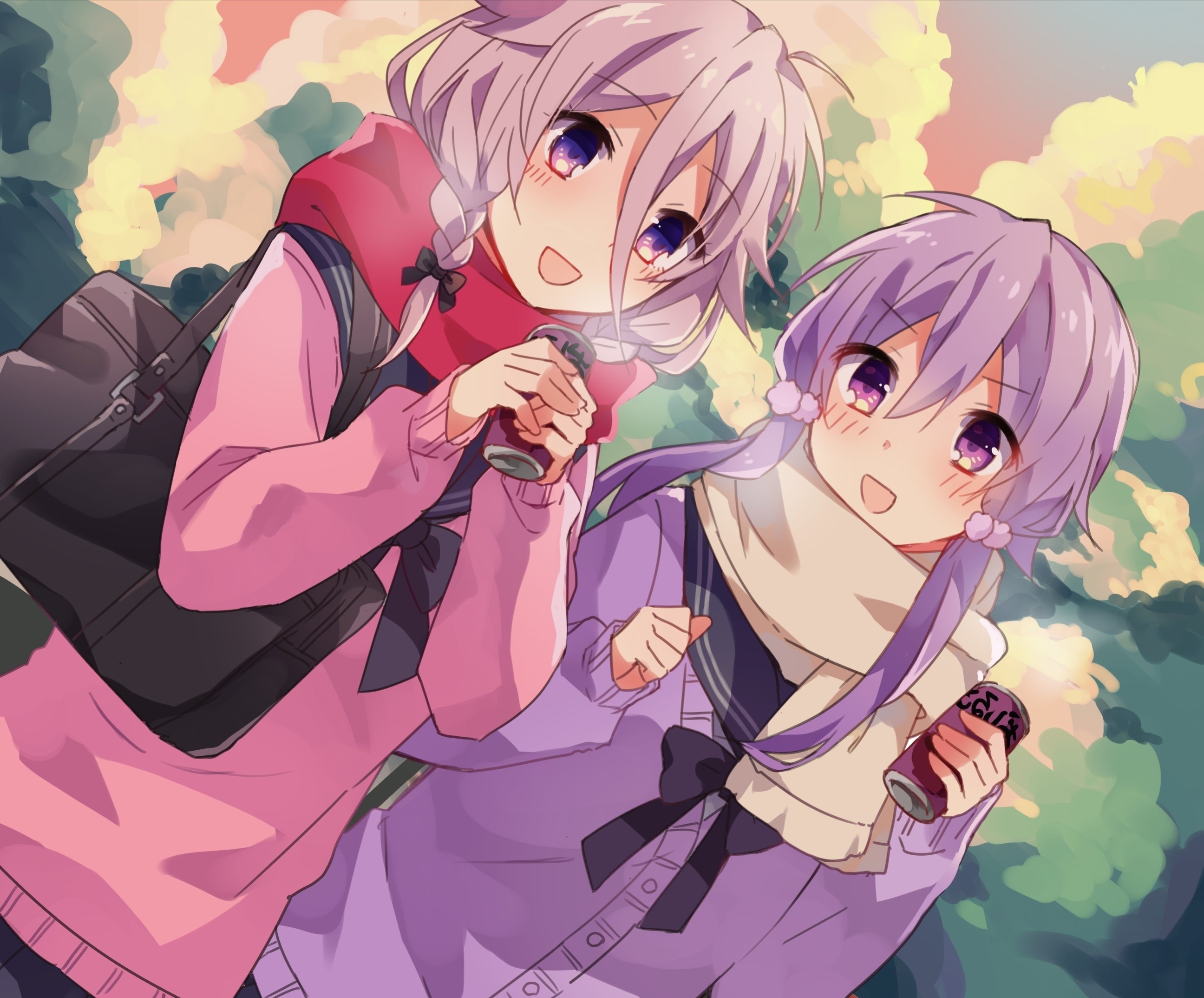 IA and Yuzuki Yukari, IA Vocaloid Wallpaper, 2600x2150 HD Desktop