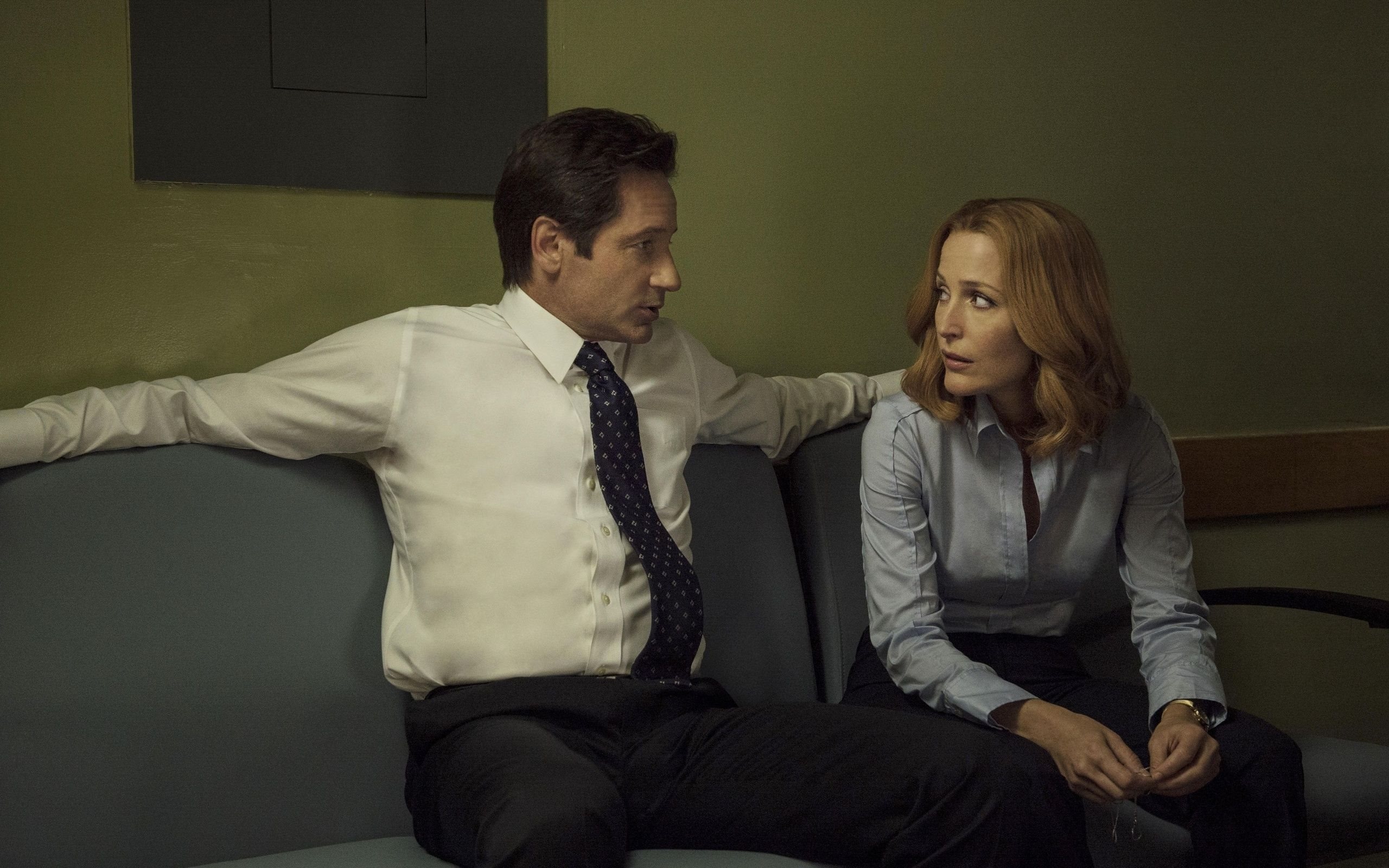 David Duchovny, X-Files, Classified material, Gillian Anderson, 2560x1600 HD Desktop