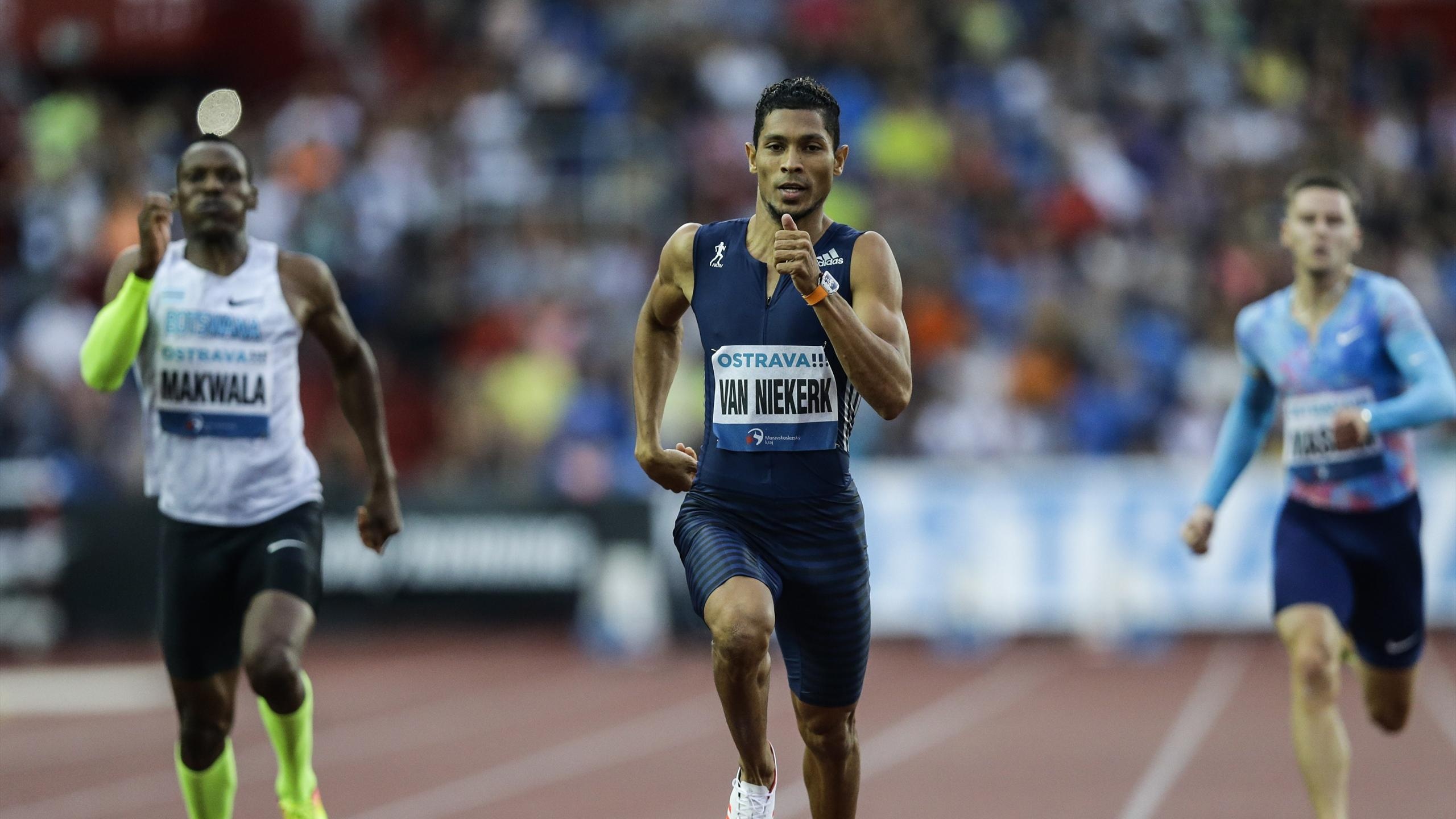 Wayde van Niekerk, Record across distances, Eurosport, 2560x1440 HD Desktop