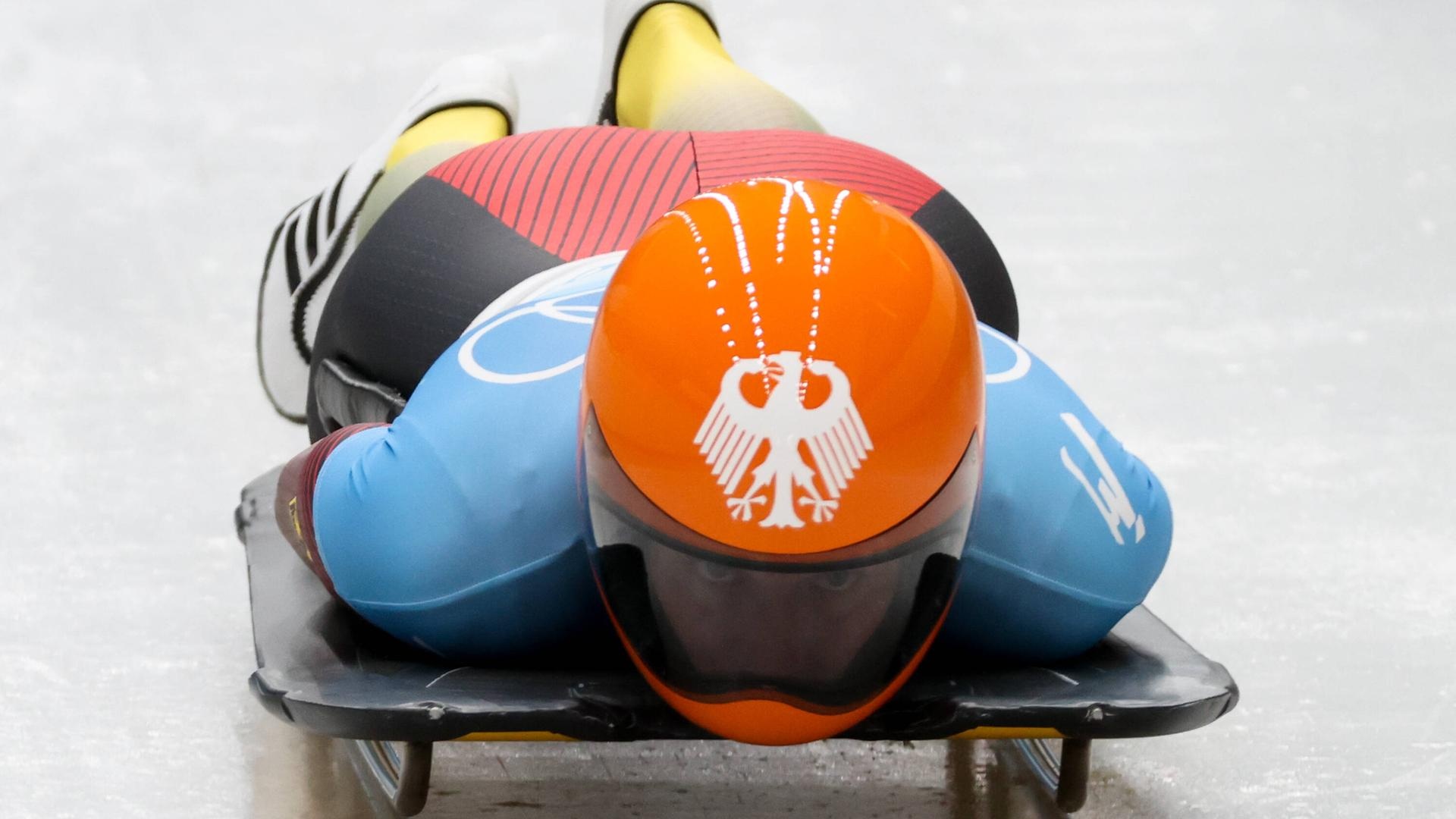 Tina Hermann, Winter games, Chinese Olympics, Skeleton, 1920x1080 Full HD Desktop