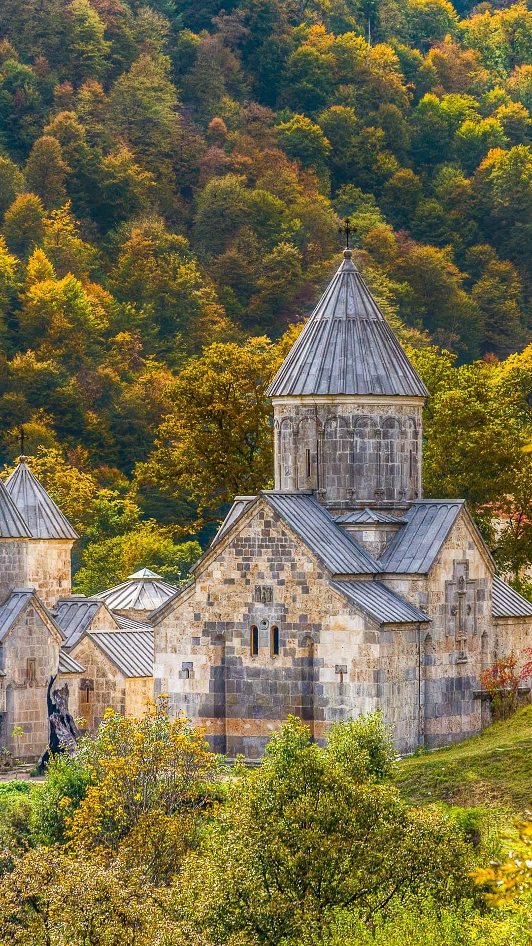 Haghartsin Monastery, Armenia Wallpaper, 1080x1920 Full HD Phone