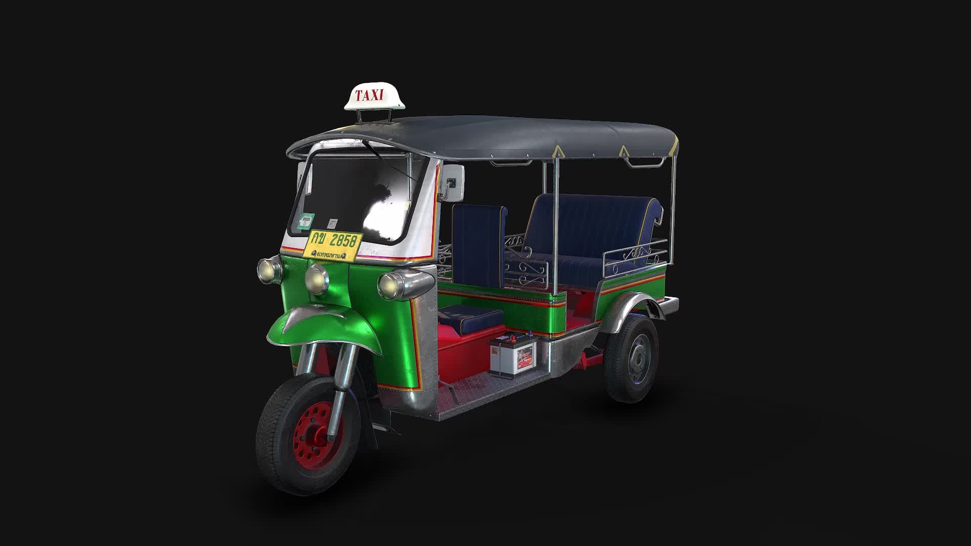 Tuk Tuk Car, Sethen Young portfolio, 1920x1080 Full HD Desktop