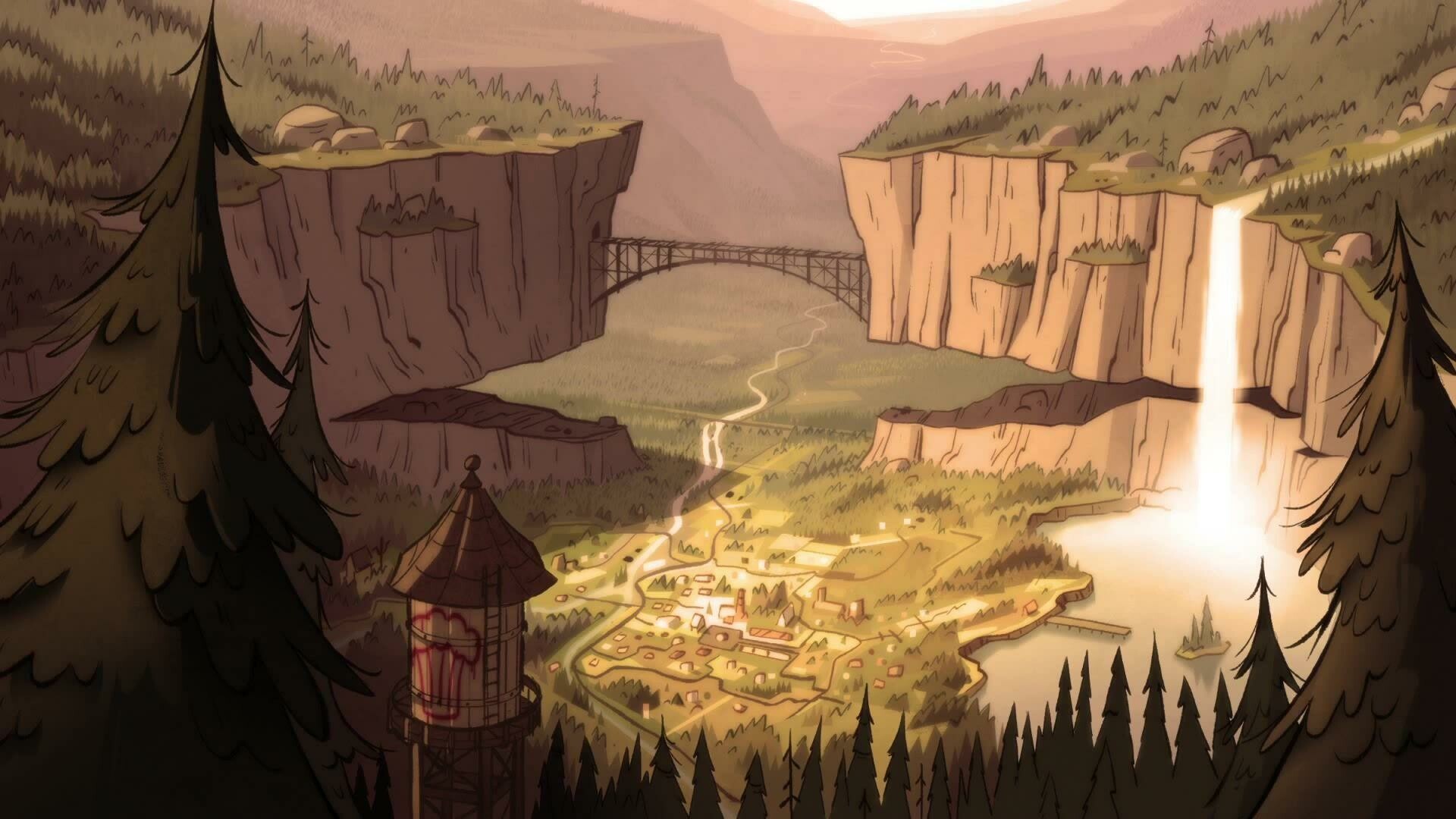 Gravity Falls, Artistic wallpapers, 1920x1080 Full HD Desktop