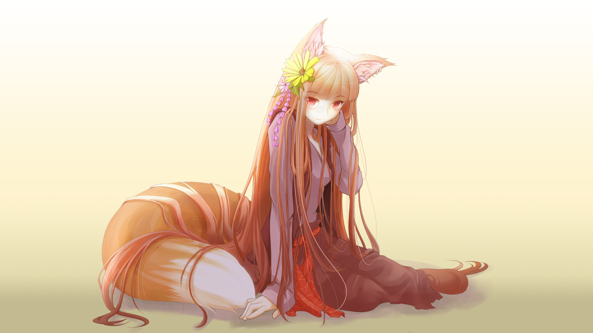 Spice and Wolf, Holo wallpaper, 1920x1200 resolution, Anime series, 1920x1080 Full HD Desktop