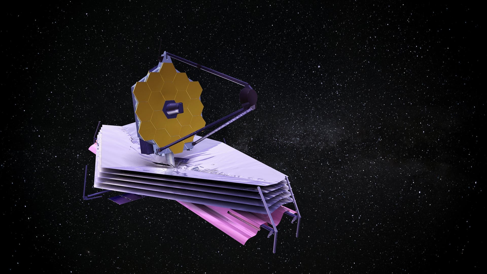 James Webb Telescope, Orbital milestone, Spektrum der Wissenschaft article, 1920x1080 Full HD Desktop