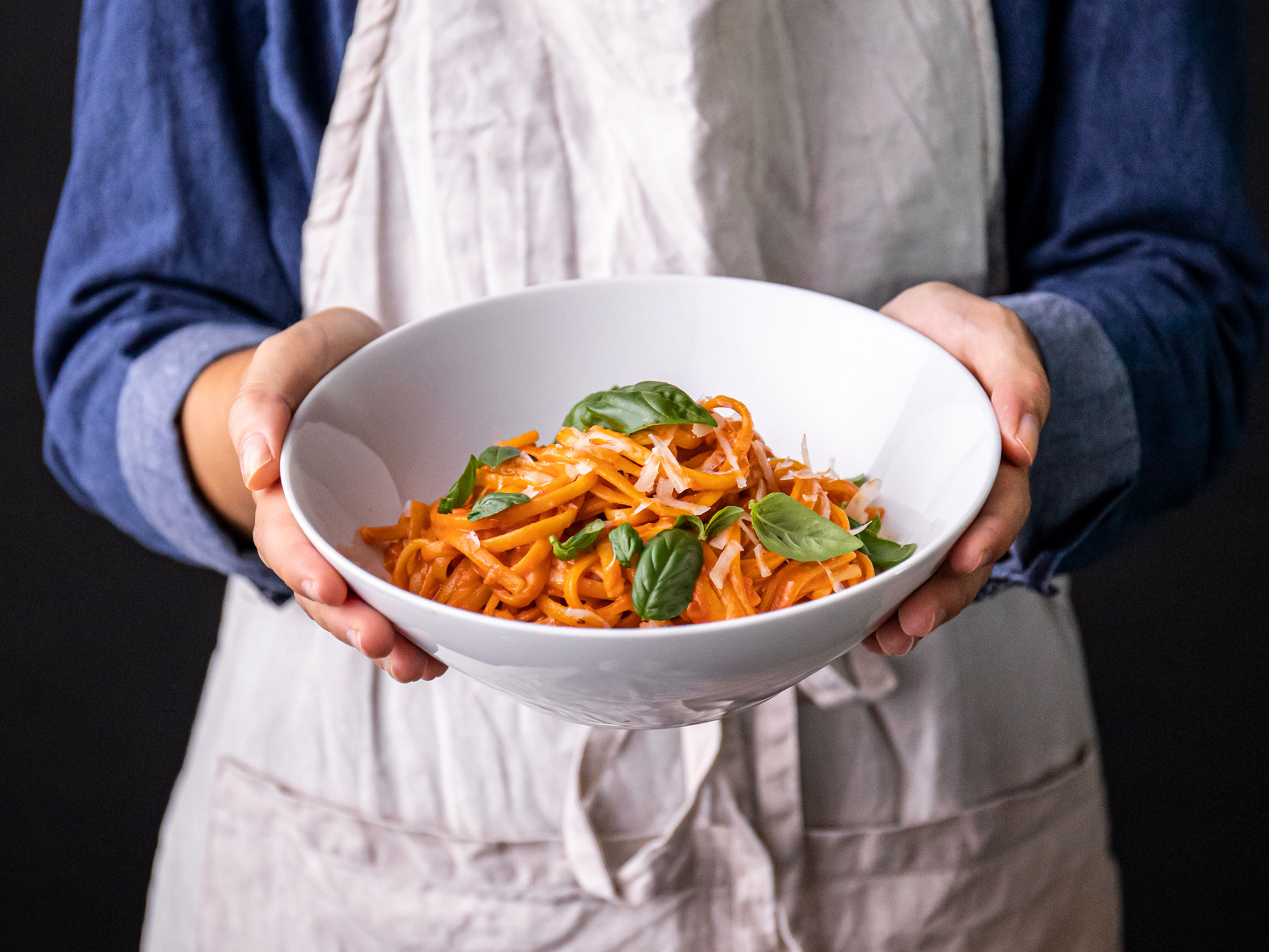 5-ingredient pasta delight, Creamy tomato sauce, Kitchen stories, Easy pasta recipe, 2050x1540 HD Desktop