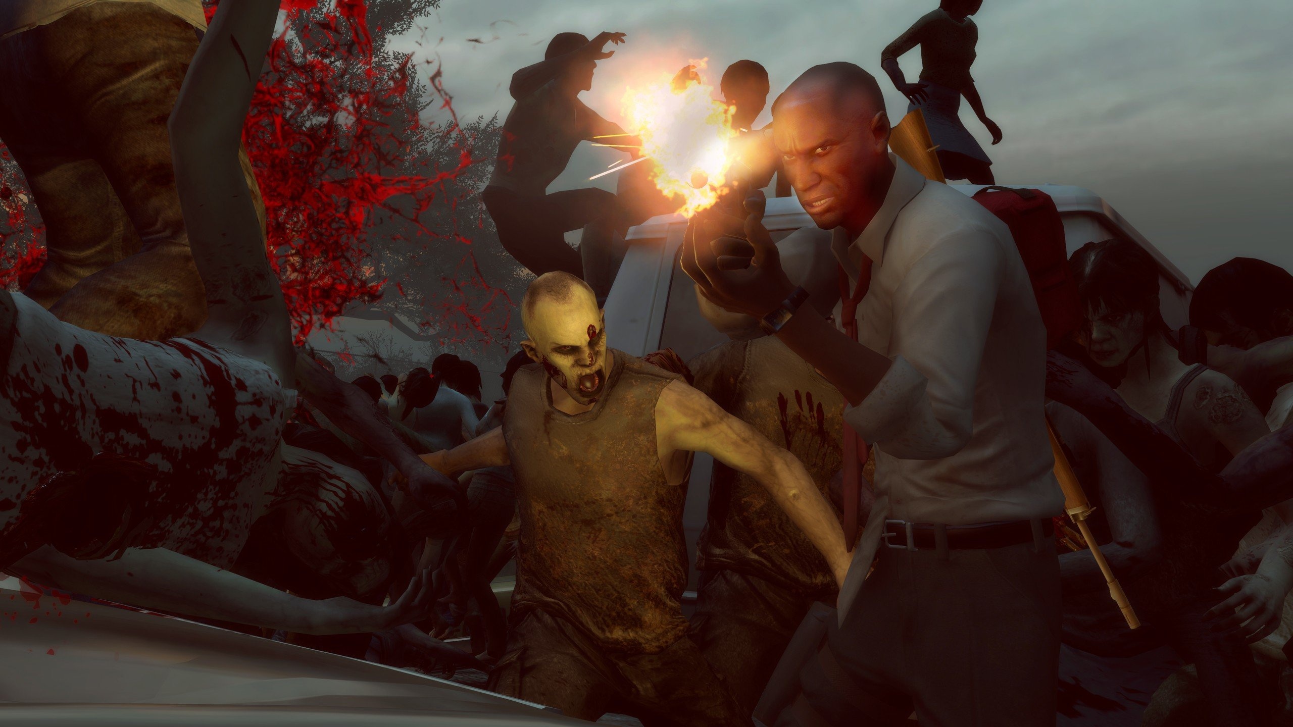High-resolution wallpaper, L4D gaming wallpaper, Detailed graphics, Stunning visuals, 2560x1440 HD Desktop