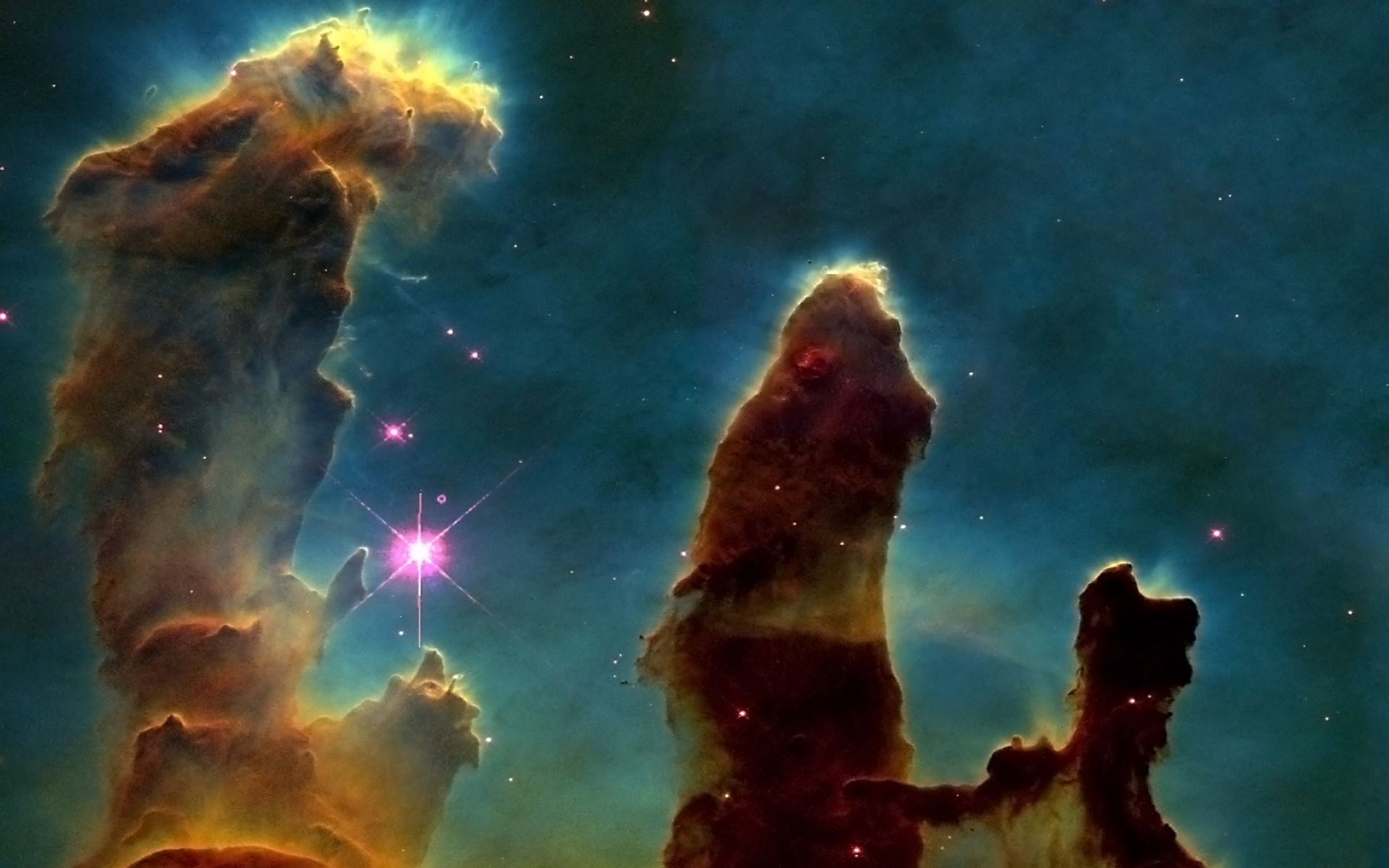 Pillars of Creation, Hubble Wallpaper, 1920x1200 HD Desktop