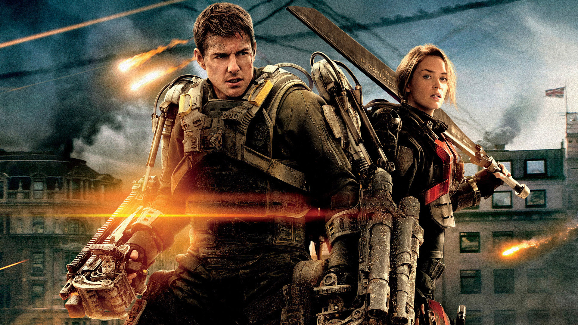 Edge of Tomorrow, Heroic sacrifices, Time-bending action, Tom Cruise, 1920x1080 Full HD Desktop