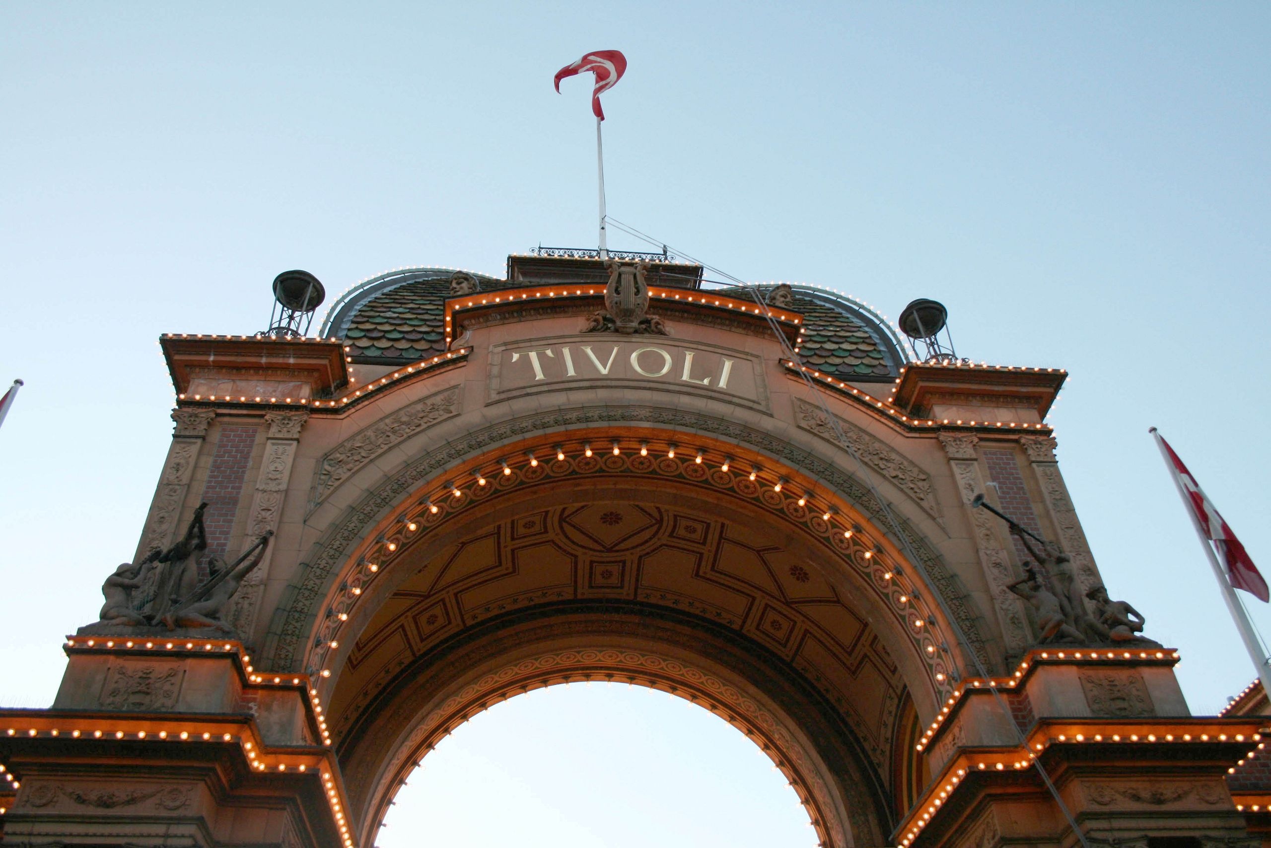 Tivoli Gardens, Copenhagen, Iconic attraction, Amusement park delight, 2560x1710 HD Desktop