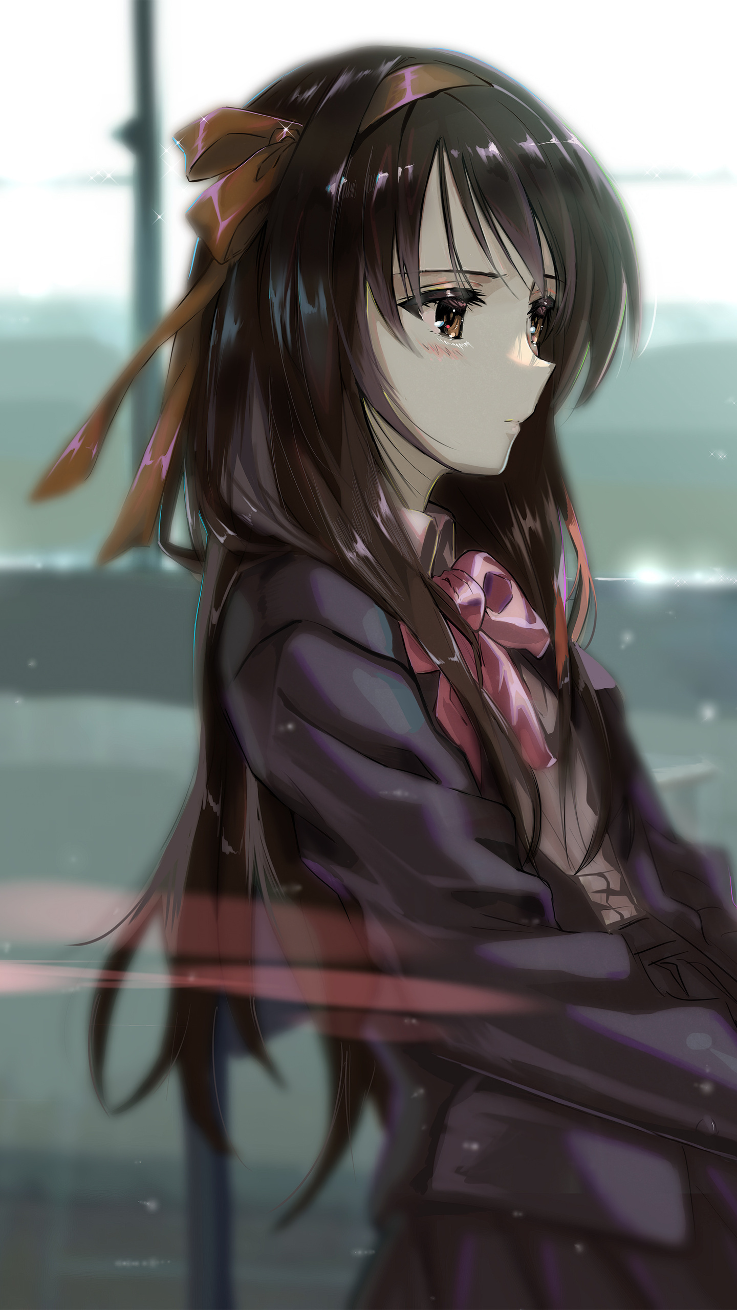 Melancholy of Haruhi Suzumiya, 4K Samsung Galaxy S6 S7 Google Pixel XL Nexus 6 6P LG G5 HD 4K wallpapers, Images, Backgrounds, 1440x2560 HD Phone