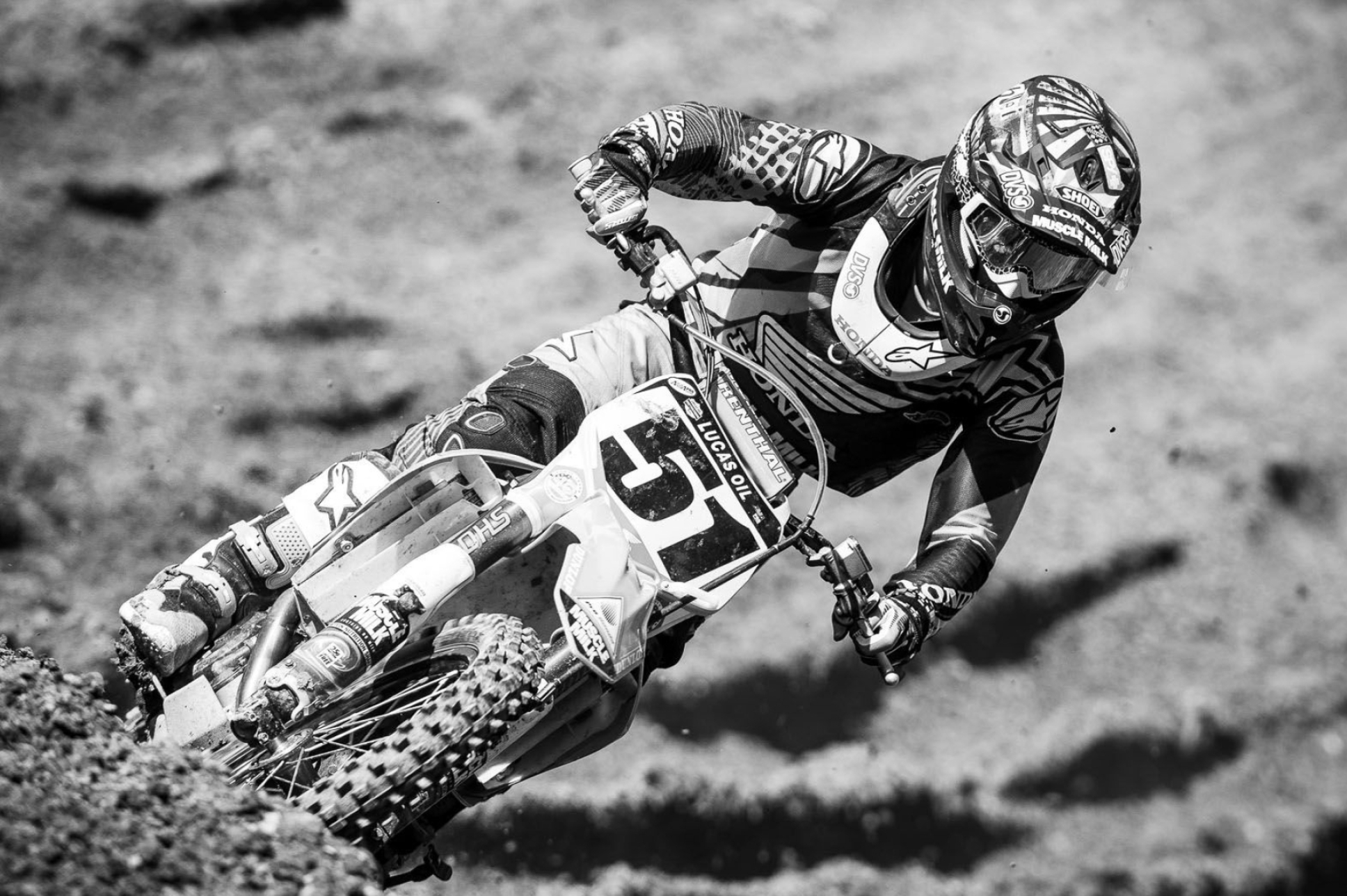 Black and white motocross images, Dramatic visuals, Classic racing, Artistic flair, 1940x1290 HD Desktop