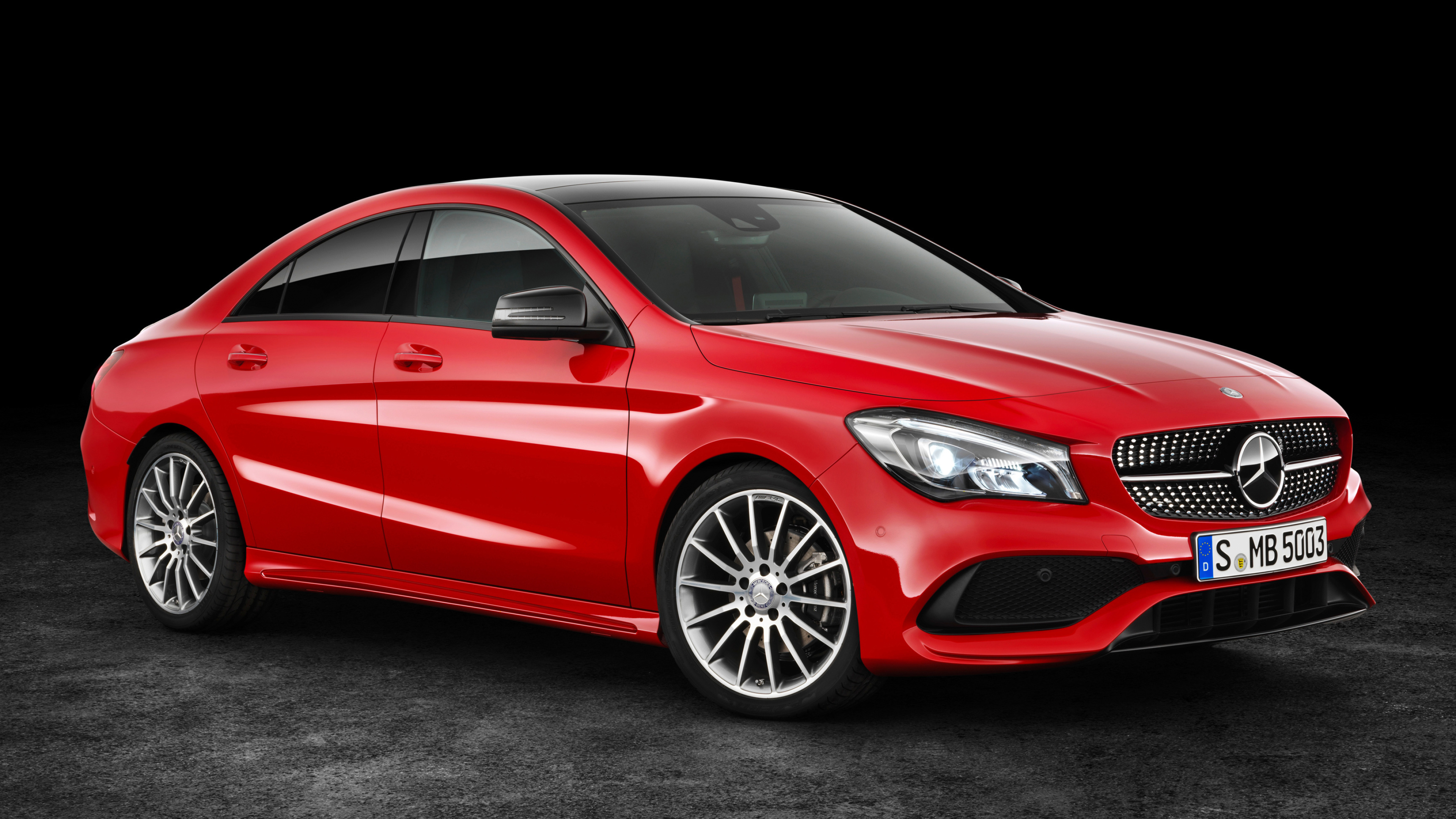 Mercedes-Benz CLA, High-end luxury, Cutting-edge technology, Impressive power, 3840x2160 4K Desktop