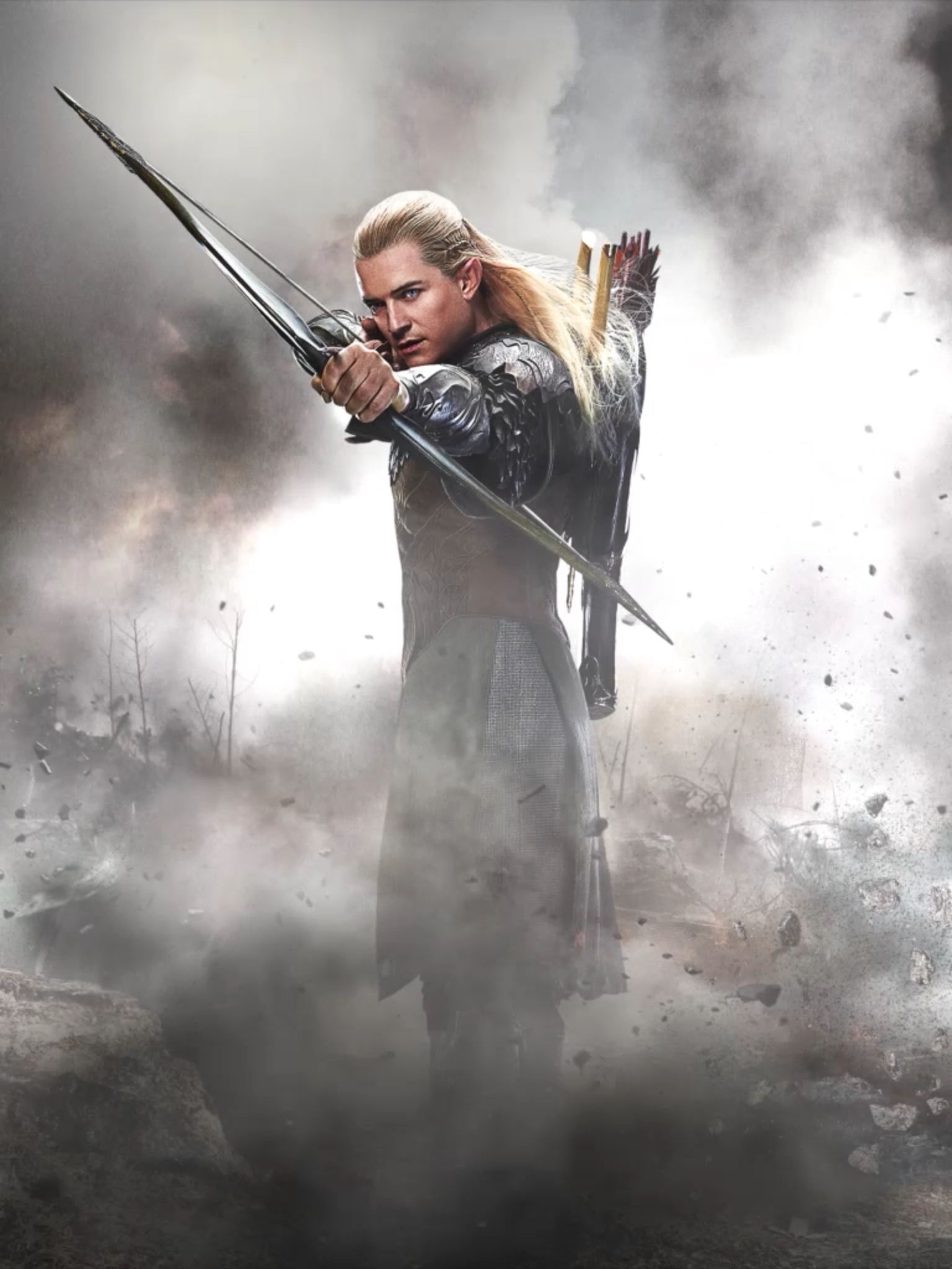 Legolas, Lord of the Rings, The Hobbit, Fantasy movies, 1540x2050 HD Phone