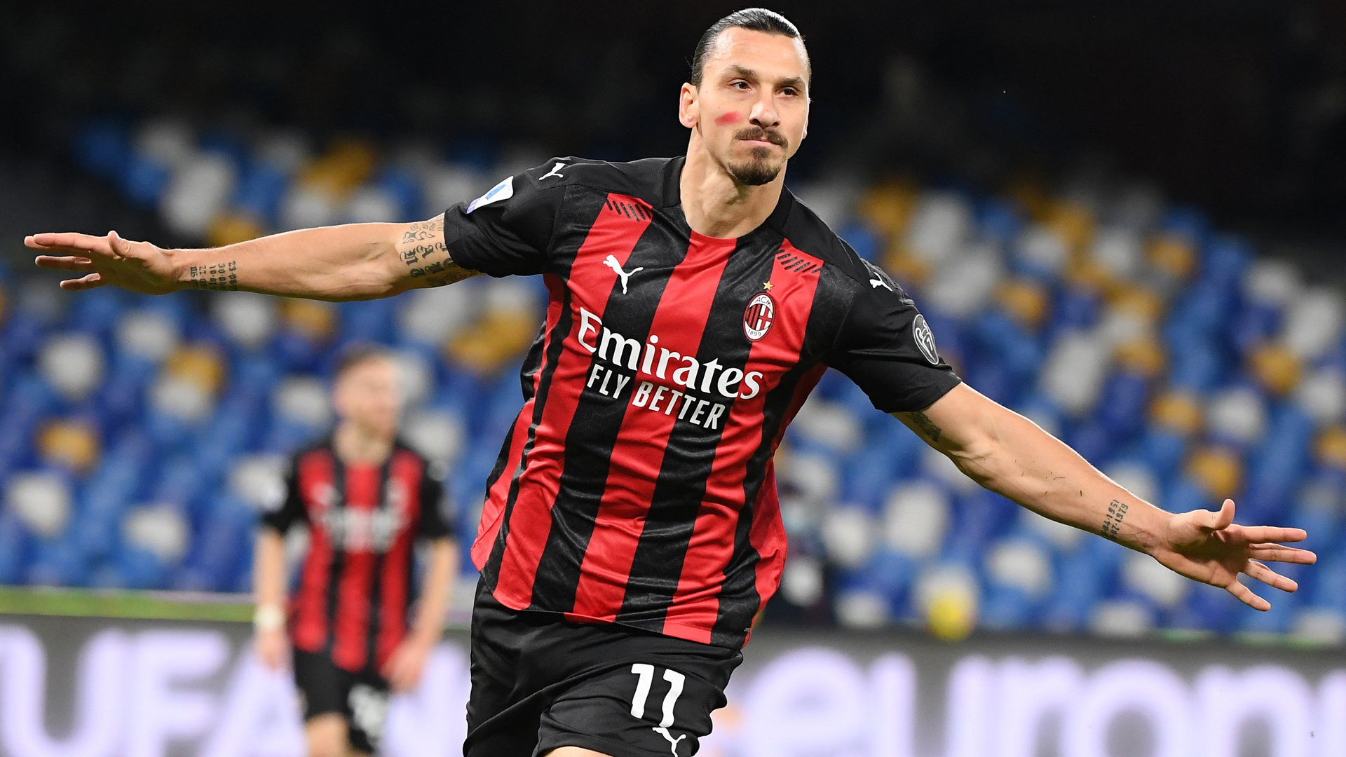 Zlatan Ibrahimovic, Serie A superstar, Milan's powerful striker, Football flair, 1920x1080 Full HD Desktop