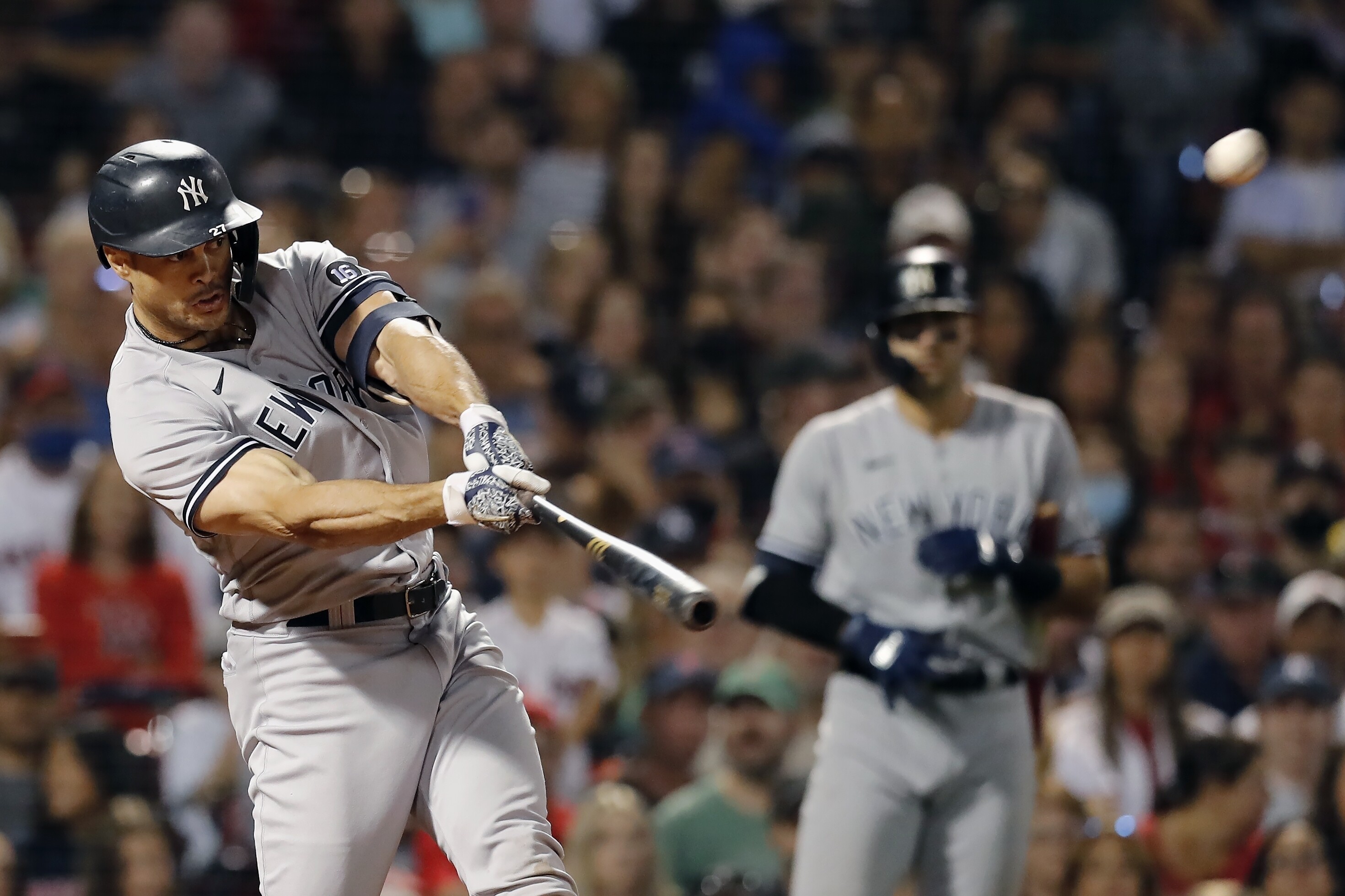 New York Yankees, Giancarlo Stanton Wallpaper, 2940x1960 HD Desktop