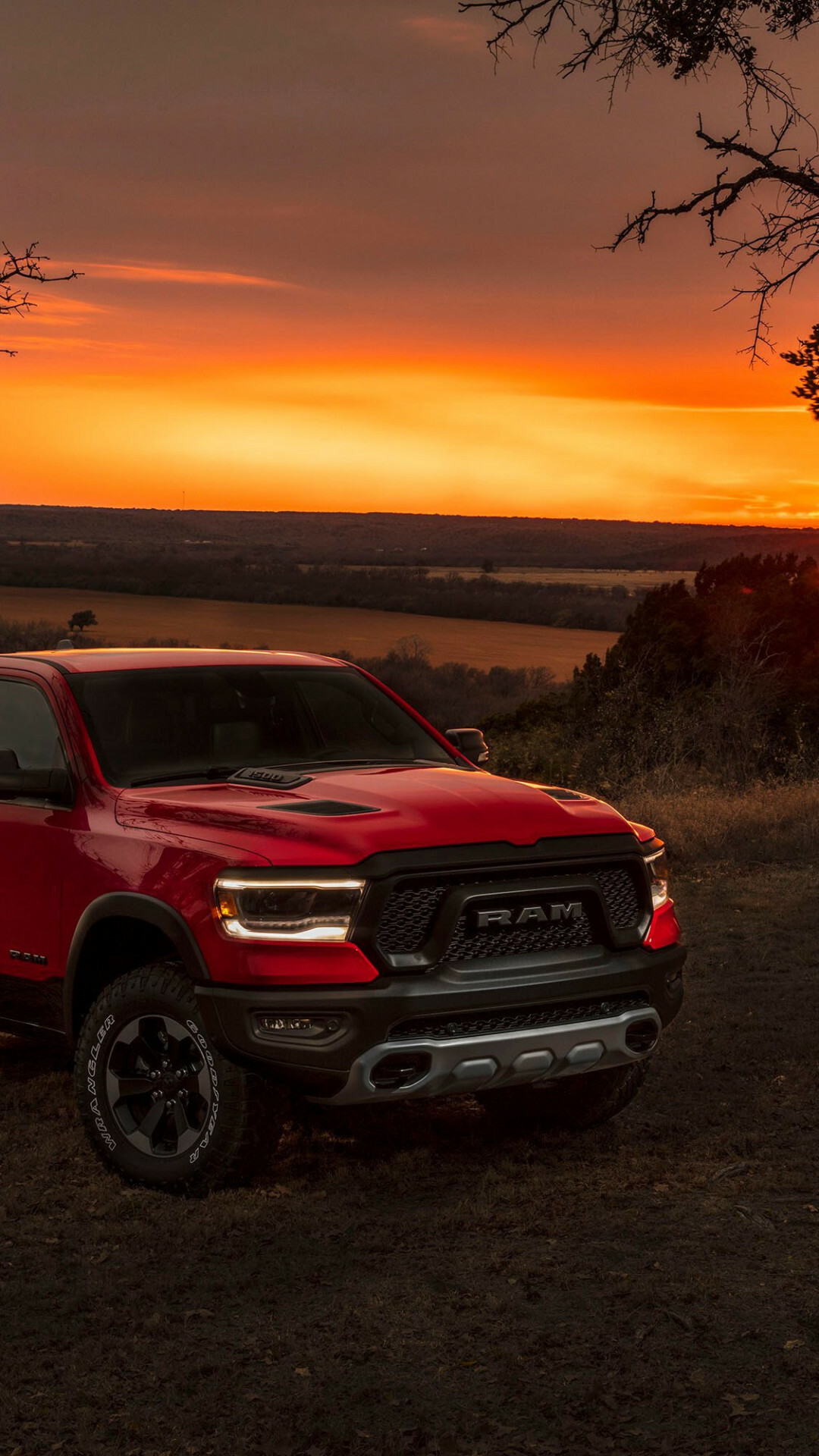 Ram 1500, HD desktop wallpaper, Automotive perfection, All-terrain conqueror, 1080x1920 Full HD Phone