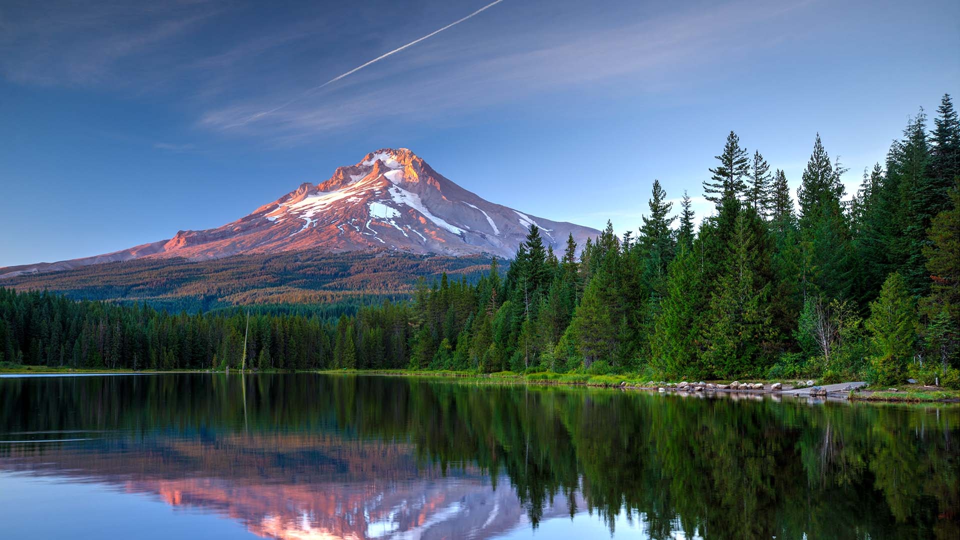 Mount Hood, Oregon, portland, marriott bonvoy, 1920x1080 Full HD Desktop