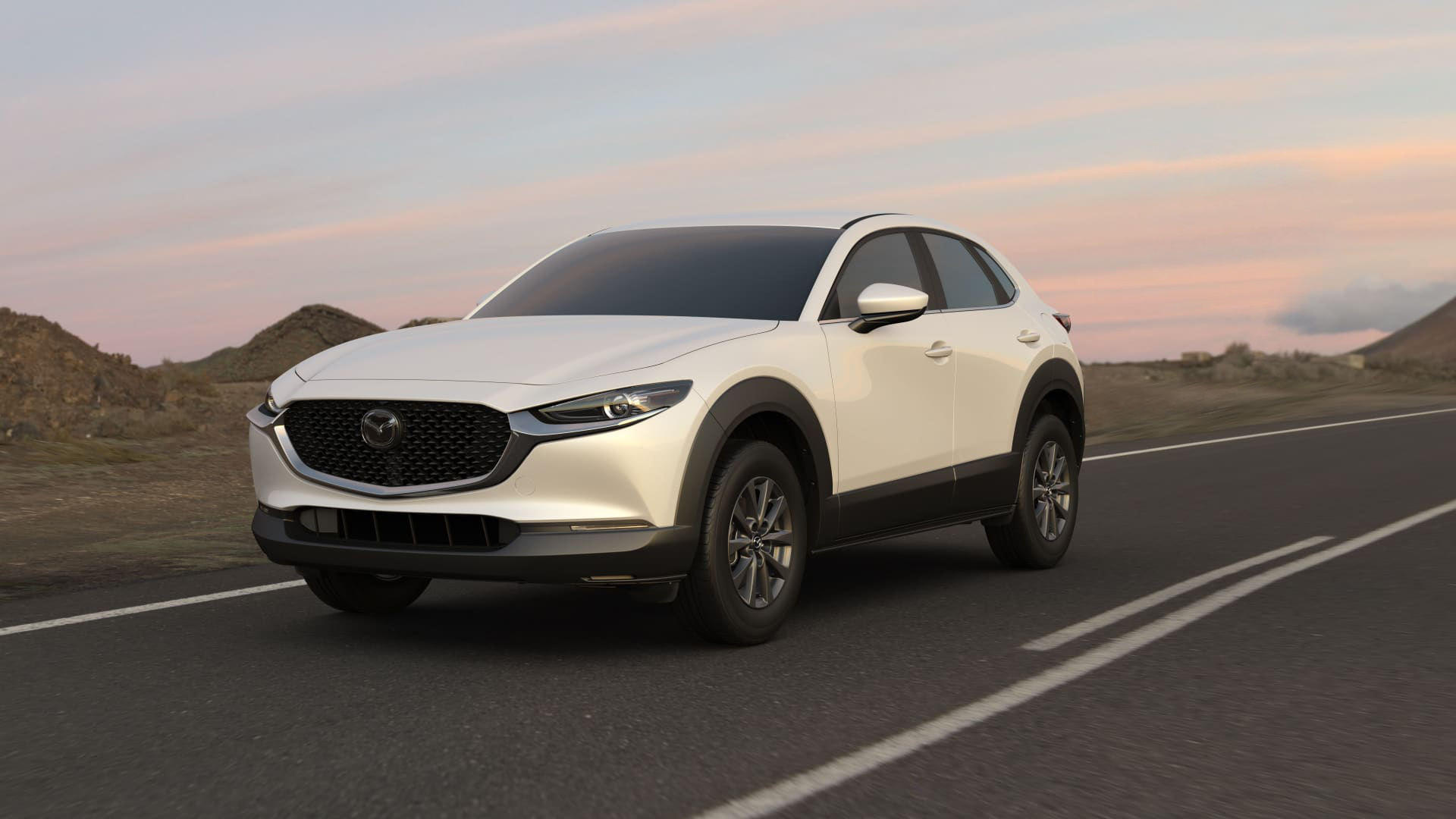 Mazda CX-30, Crossover SUV, Stylish design, Cutting-edge technology, 1920x1080 Full HD Desktop