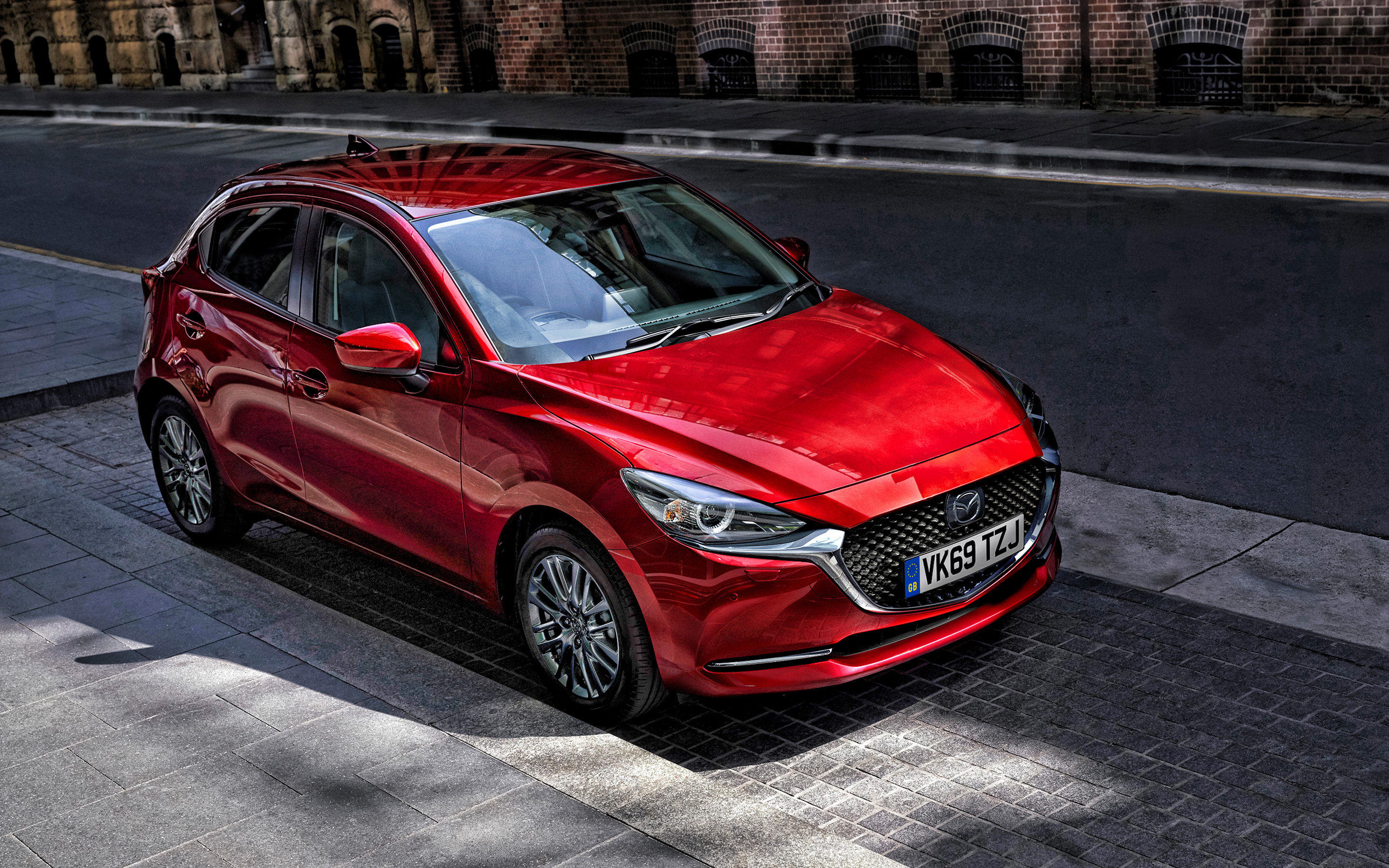 Mazda 2, 2020 mazda, Front view, High quality, 2880x1800 HD Desktop