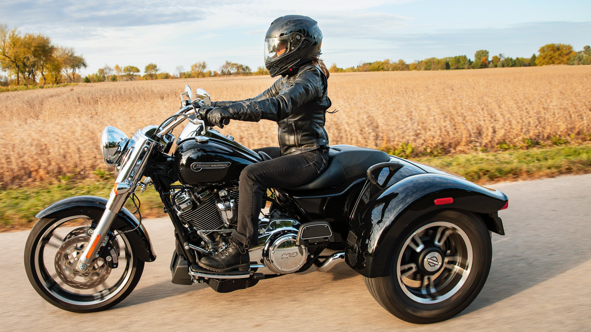 2021 Model, Harley-Davidson Freewheeler Wallpaper, 1920x1080 Full HD Desktop