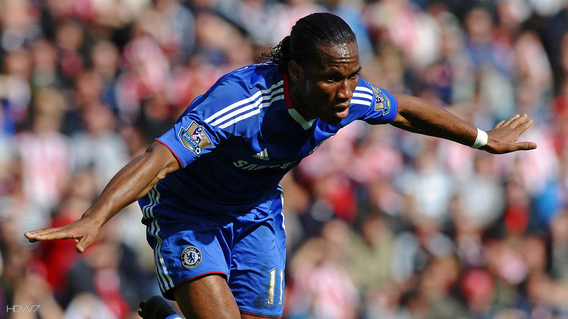 Didier Drogba Chelsea FC wallpaper, Full HD 1080p, Football dedication, Club allegiance, 1920x1080 Full HD Desktop