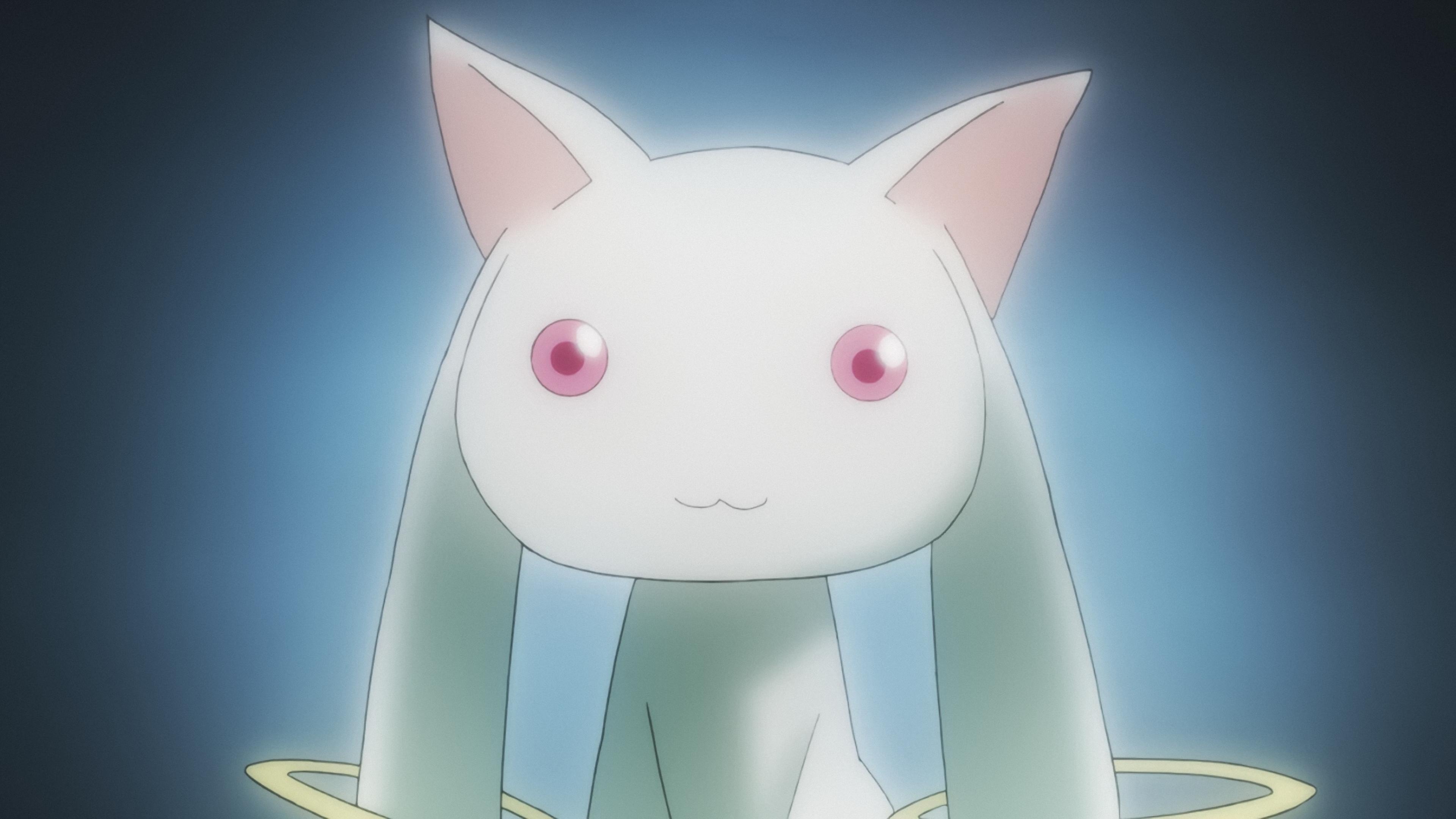 Kyubey, Spoilers rewatch, Madoka Magica, Episode 1, 3840x2160 4K Desktop