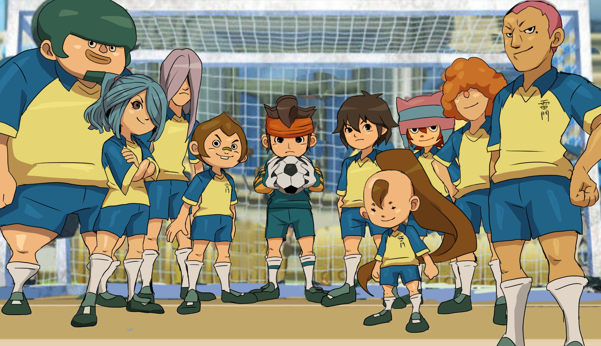 Inazuma Eleven, Unique wallpapers, Artistic style, Michelle Simpson, 2040x1180 HD Desktop