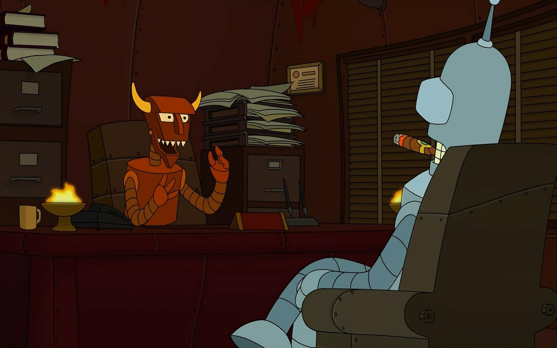 Robot Devil, Futurama Wallpaper, 1920x1200 HD Desktop