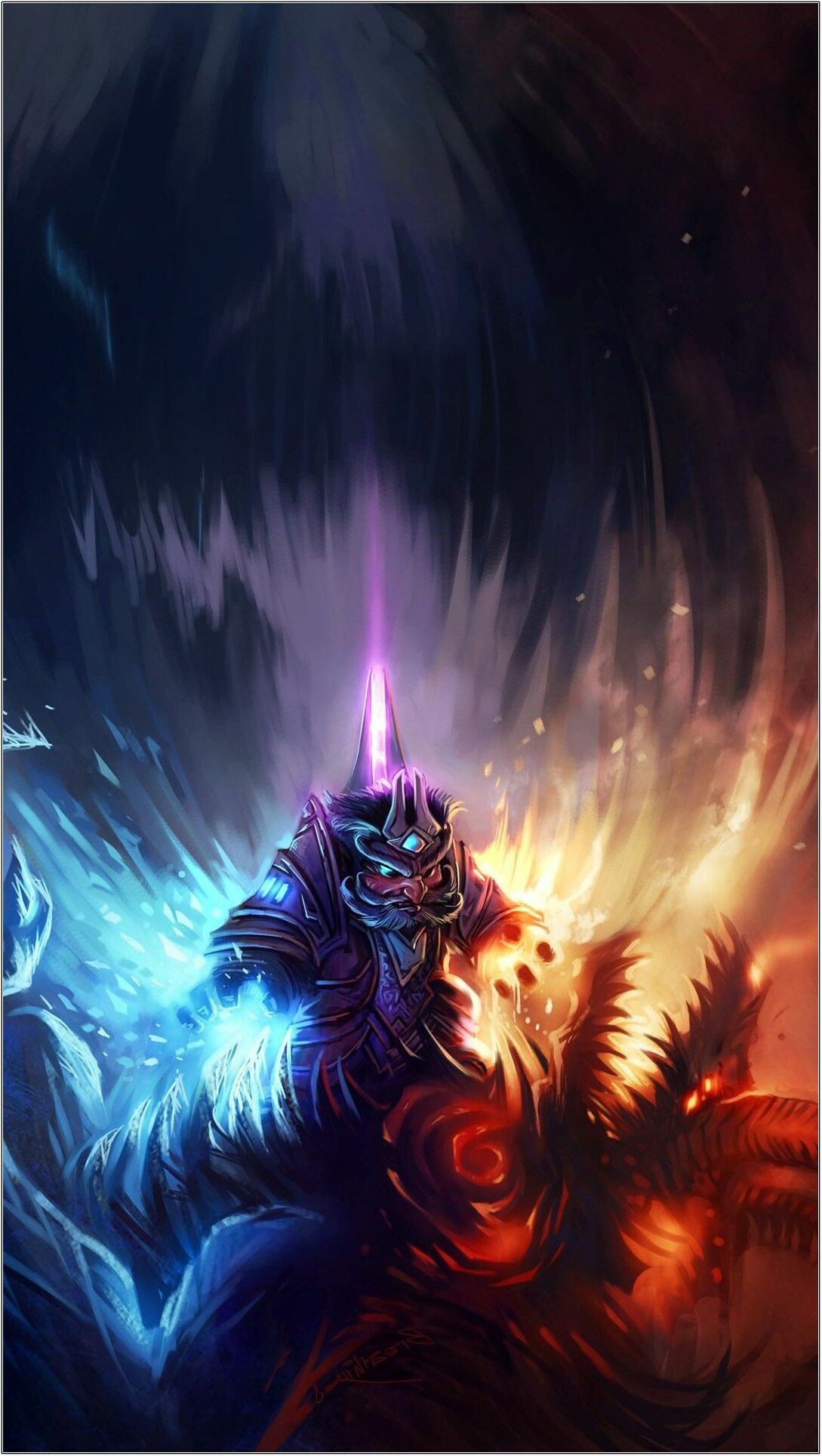 World of Warcraft, HD wallpapers, Azeroth's heroes, Epic battles, 1090x1930 HD Phone