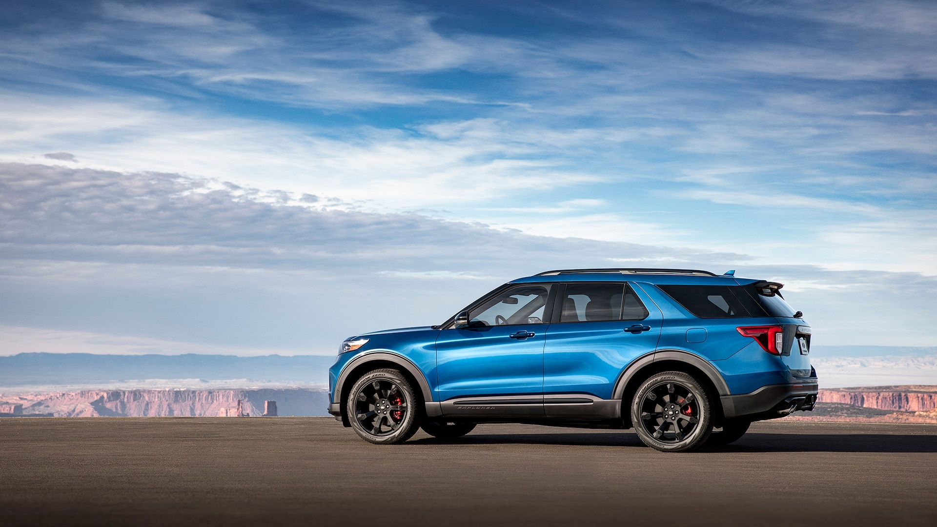 2020 Ford Explorer ST, Horsepower, 1920x1080 Full HD Desktop