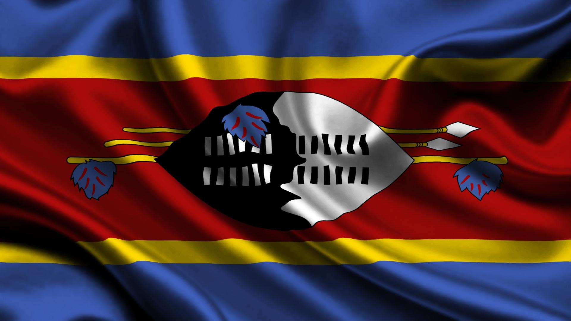 Eswatini travels, Eswatini flag, Flag wallpapers, most popular, 1920x1080 Full HD Desktop