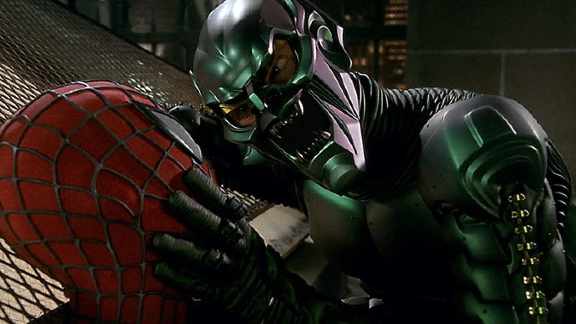 Spider-Man Into the Spider-Verse, Cool Green Goblin, Sam Raimi movie, Easter egg, 1920x1080 Full HD Desktop