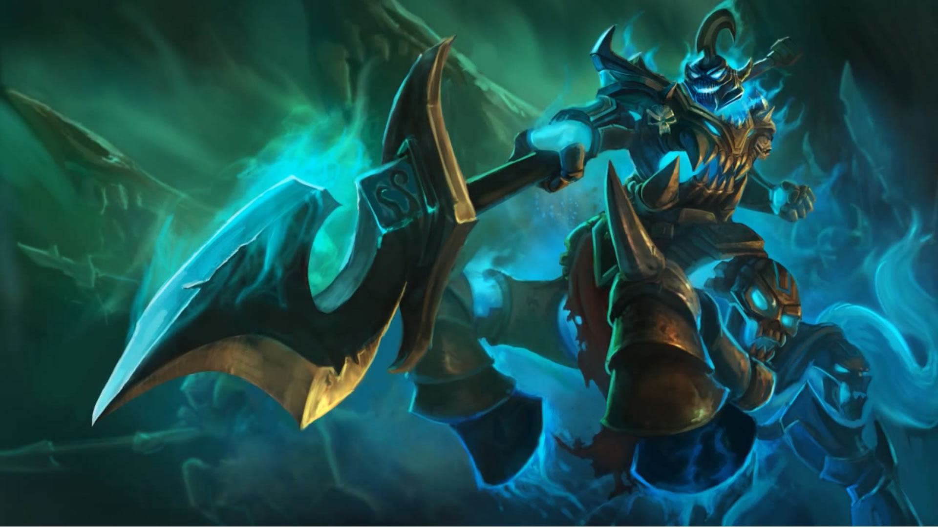 Hecarim wallpaper, Dark and mysterious, Equestrian fantasy, Powerful presence, 1920x1080 Full HD Desktop