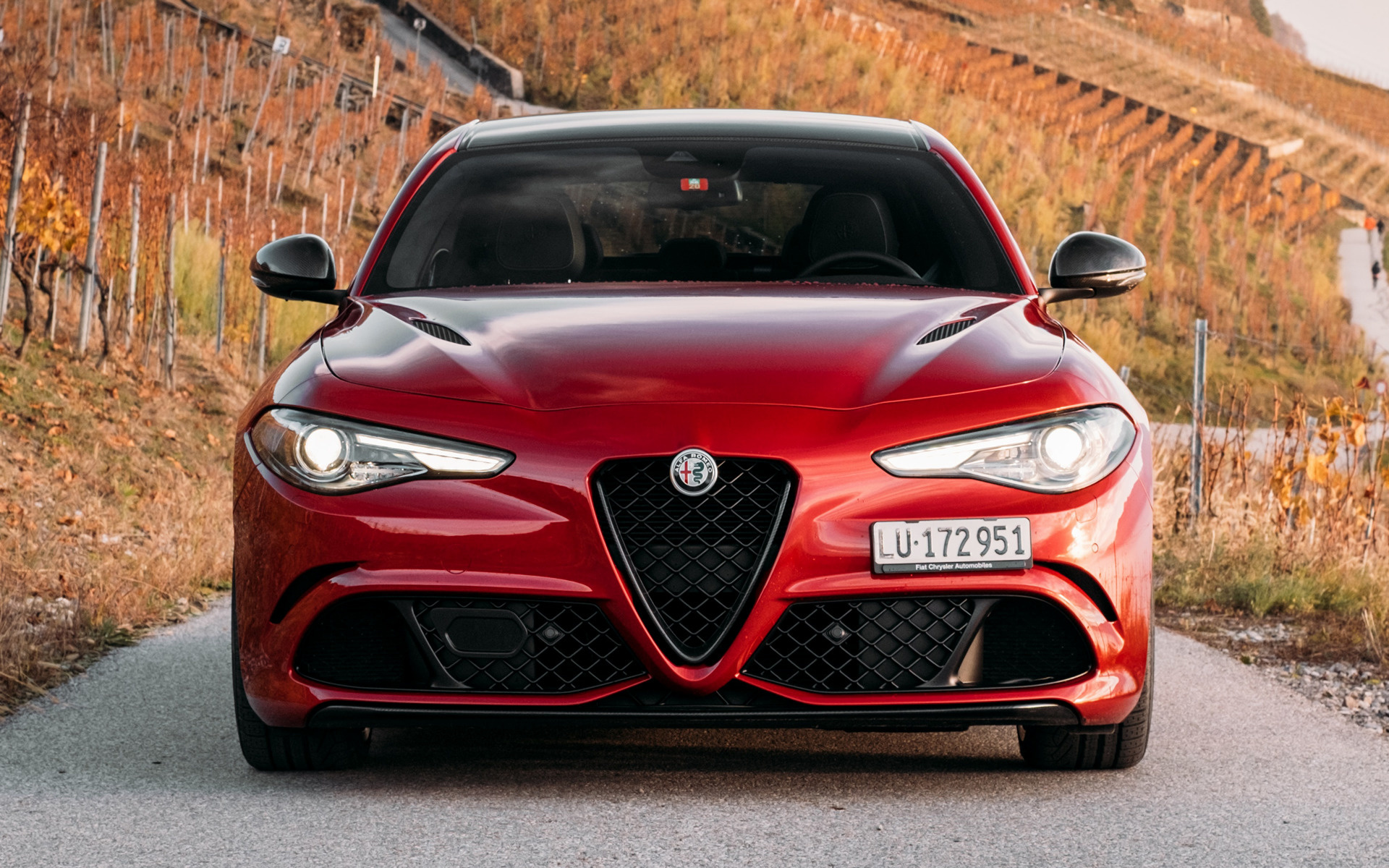 Alfa Romeo Giulia, Quadrifoglio model, HD wallpapers, Powerful performance, 1920x1200 HD Desktop