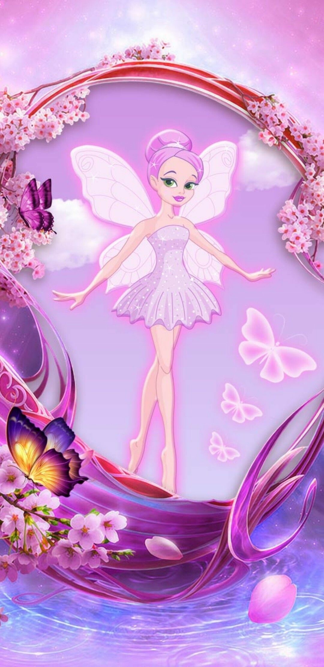 Baby fairy art, Innocent and adorable, Fairy realm, Delicate beauty, 1080x2220 HD Phone