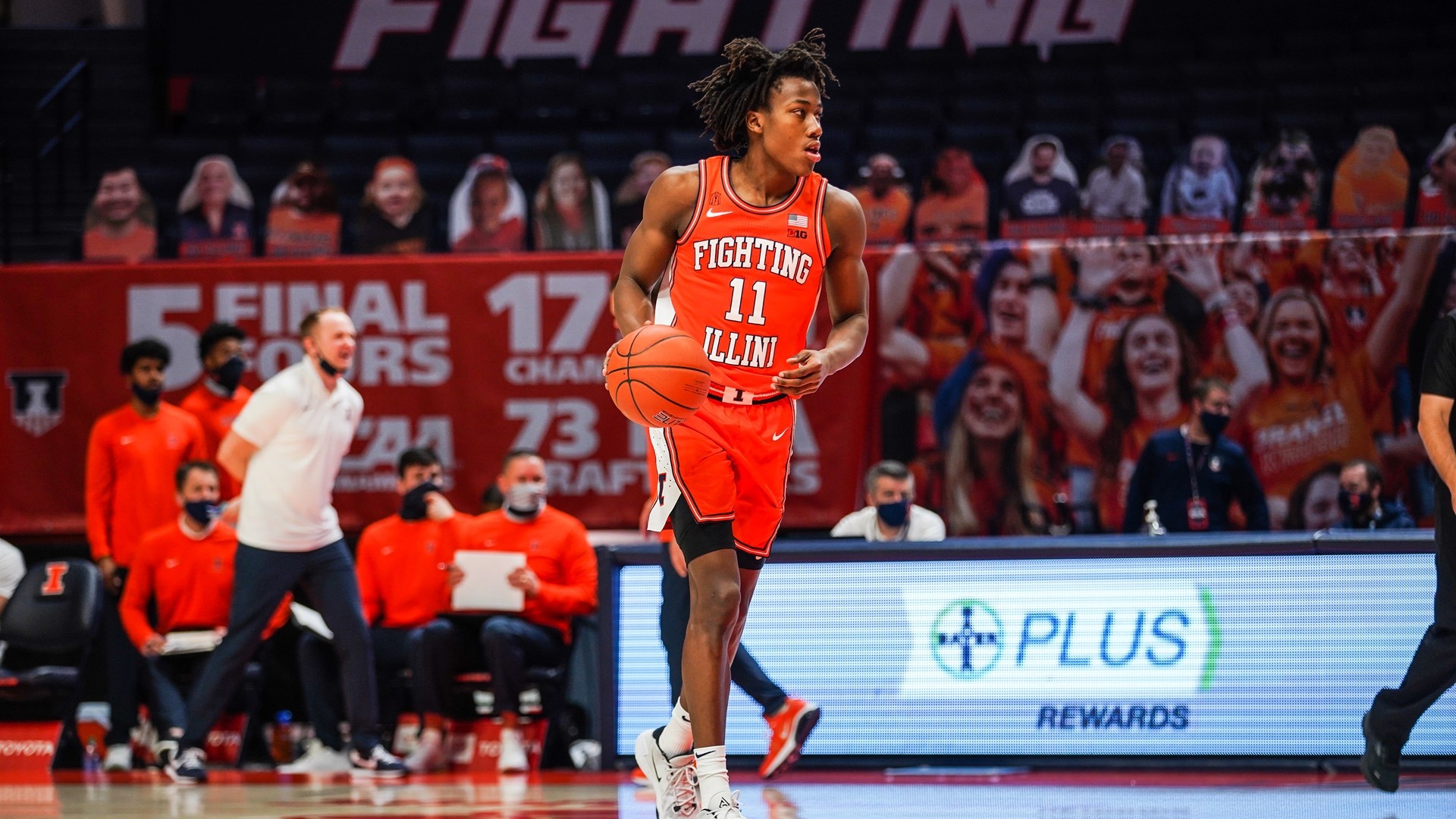 Illinois Fighting Illini, Basketball, Dosunmu, Finalist voting round, 1920x1080 Full HD Desktop