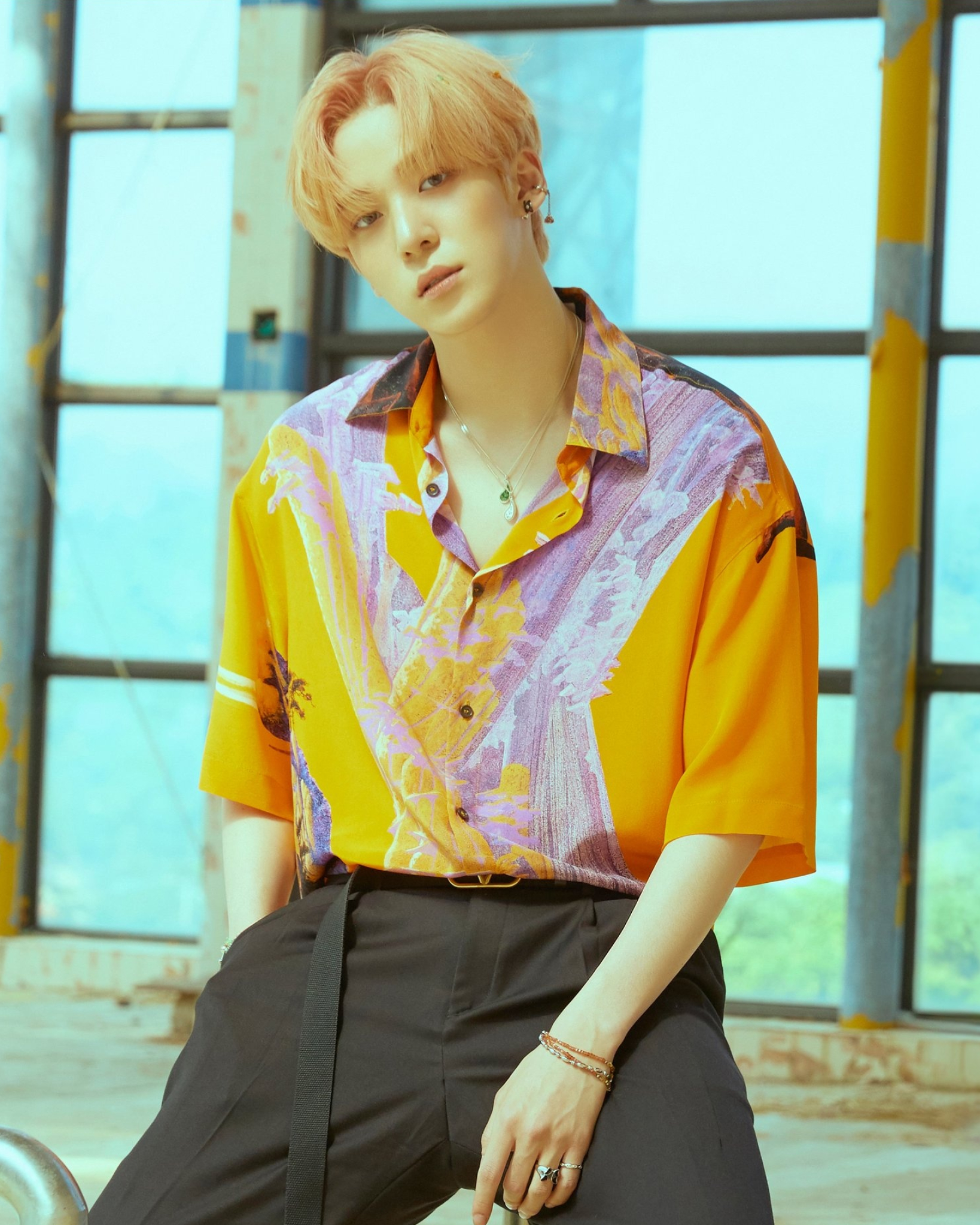 Jeong Yun-ho, Ateez member, Zero Fever Part 1, Concept photo, 1640x2050 HD Phone