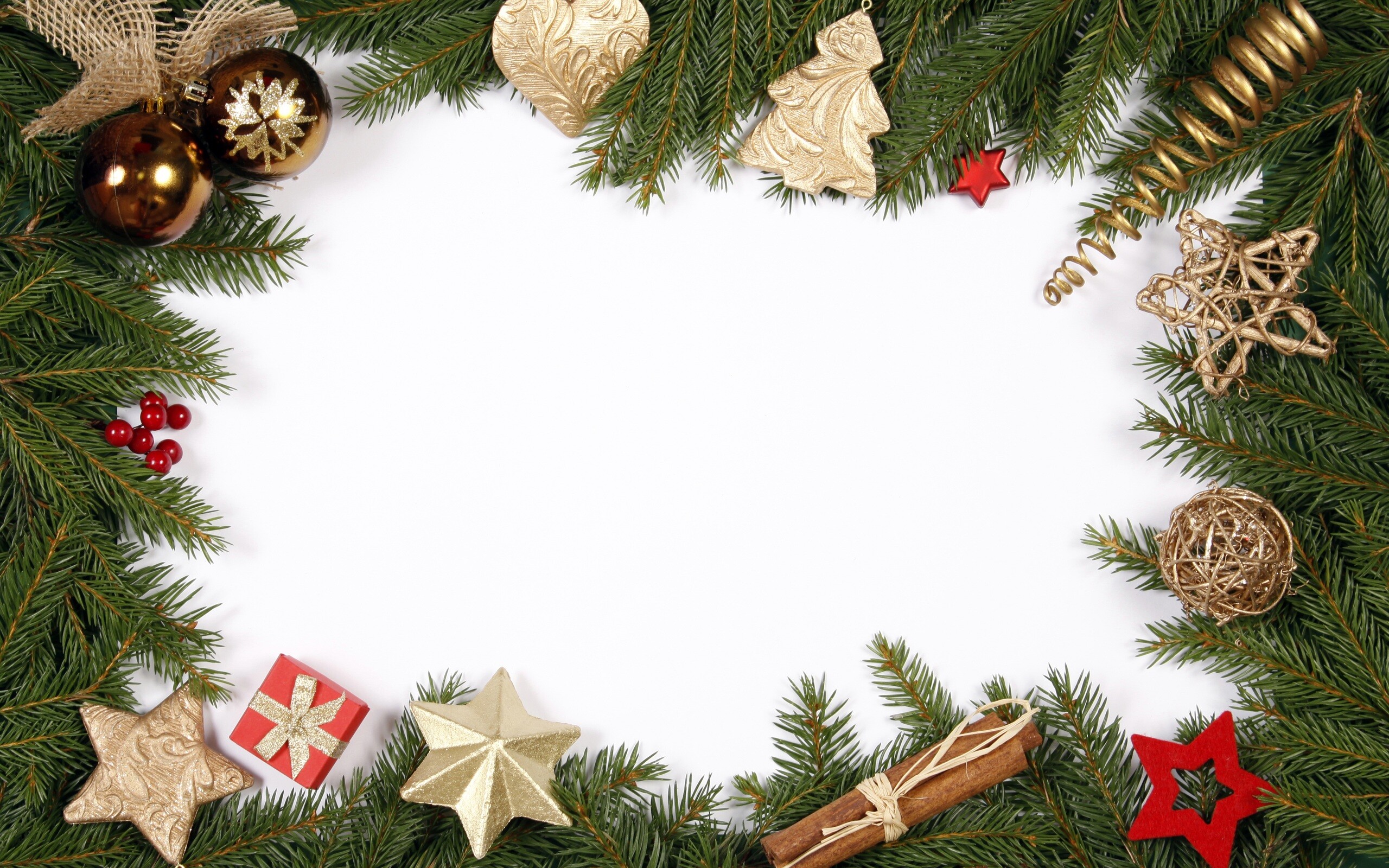 Christmas decorations HD wallpapers, Festive backgrounds, Holiday cheer, Vibrant displays, 2560x1600 HD Desktop