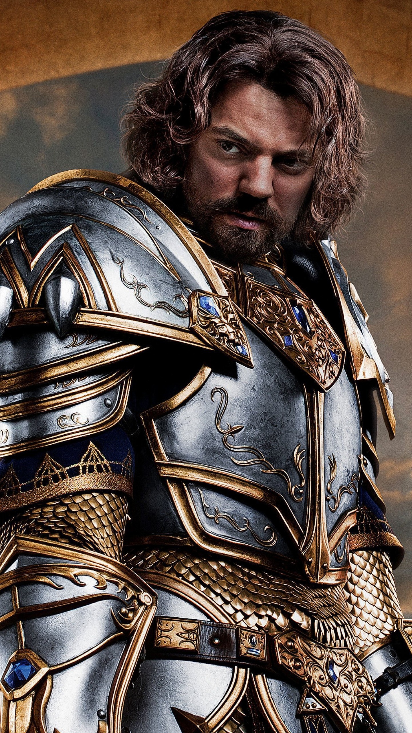 Dominic Cooper, Warcraft movie, King Llane Wrynn, Best movies of 2016, 1440x2560 HD Phone