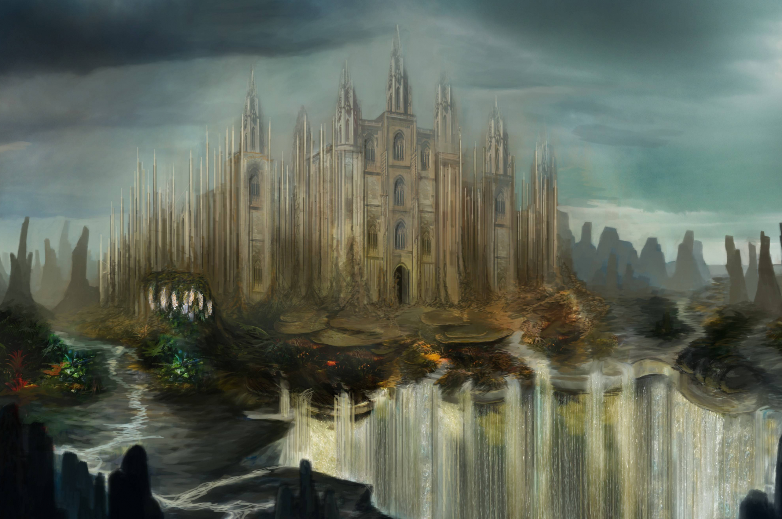 Fantasy castle wallpapers, Desktop backgrounds, 2560x1700 HD Desktop